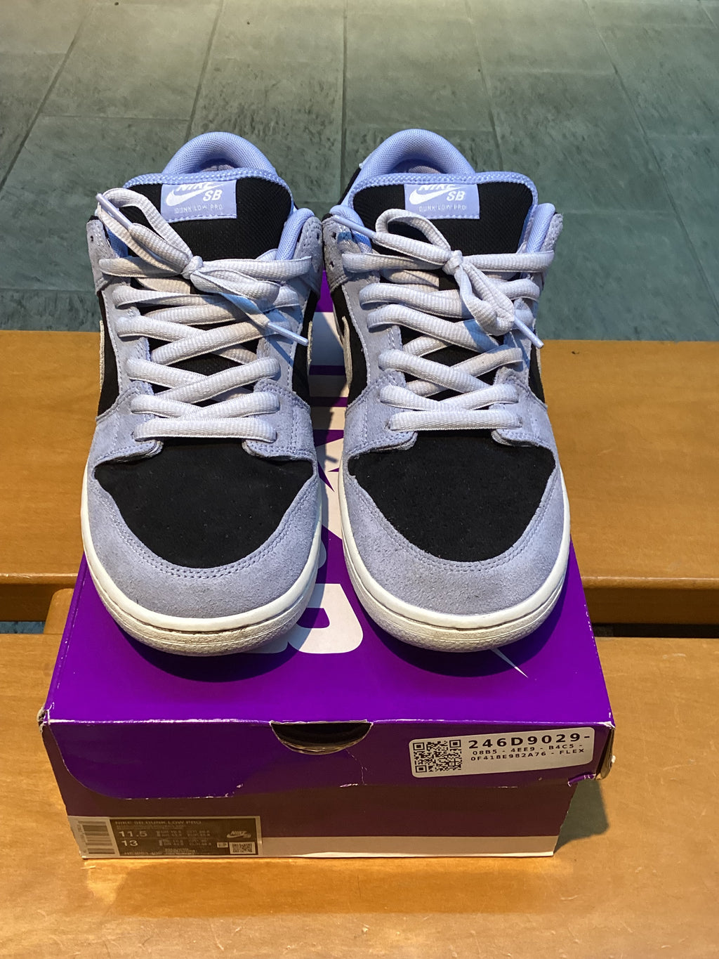 Nike SB Dunk Low (Black Aluminum) Preowned