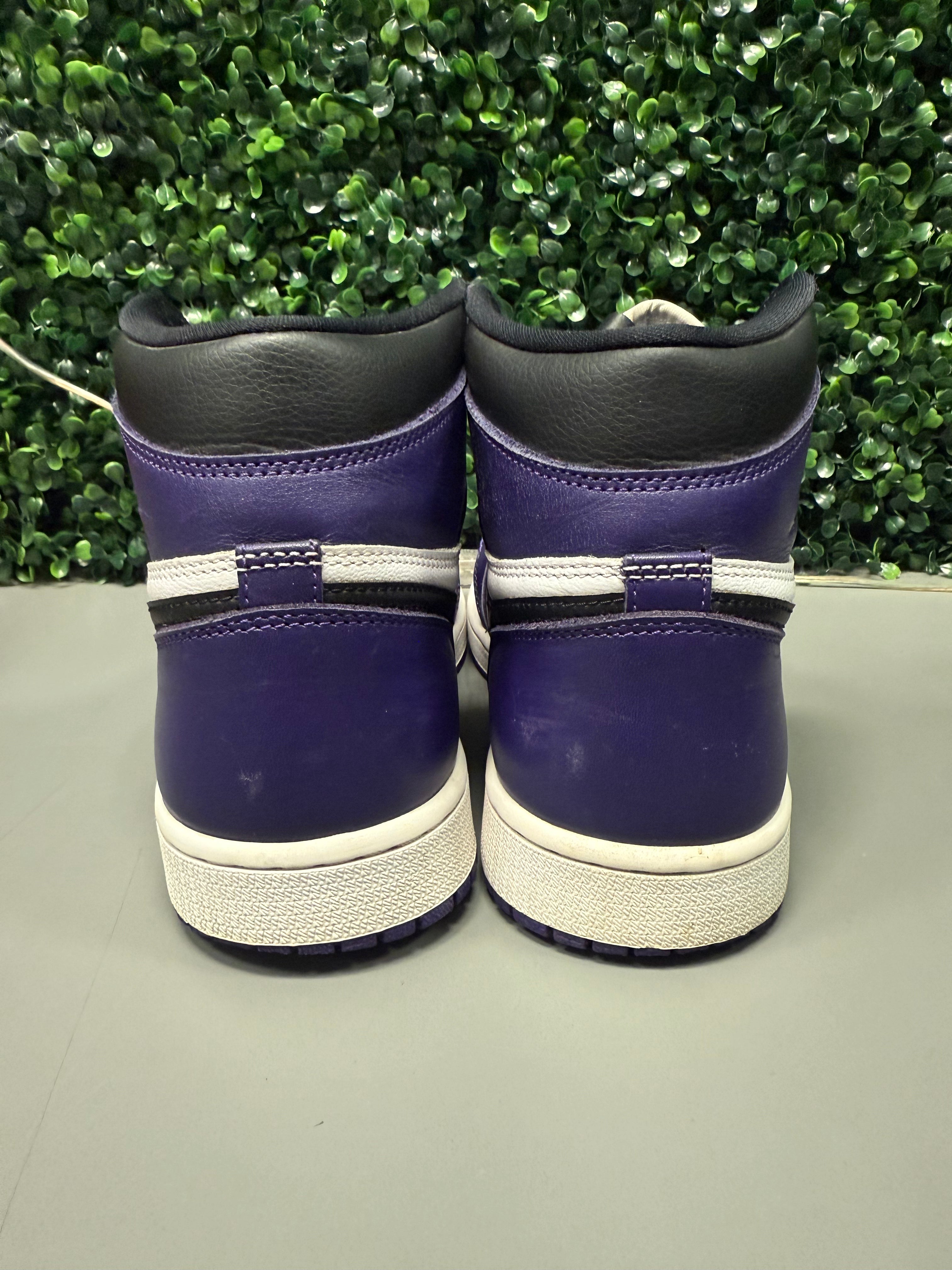 Jordan 1 High "Court Purple 2.0" Size 9 Preowned (No Box)
