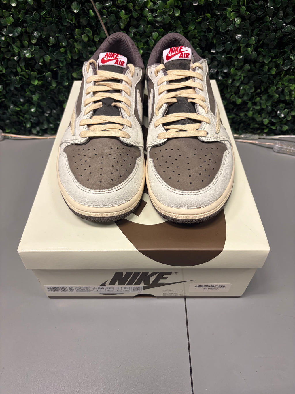 Jordan 1 Retro Low OG SP Travis Scott "Reverse Mocha" Size 11.5 Preowned