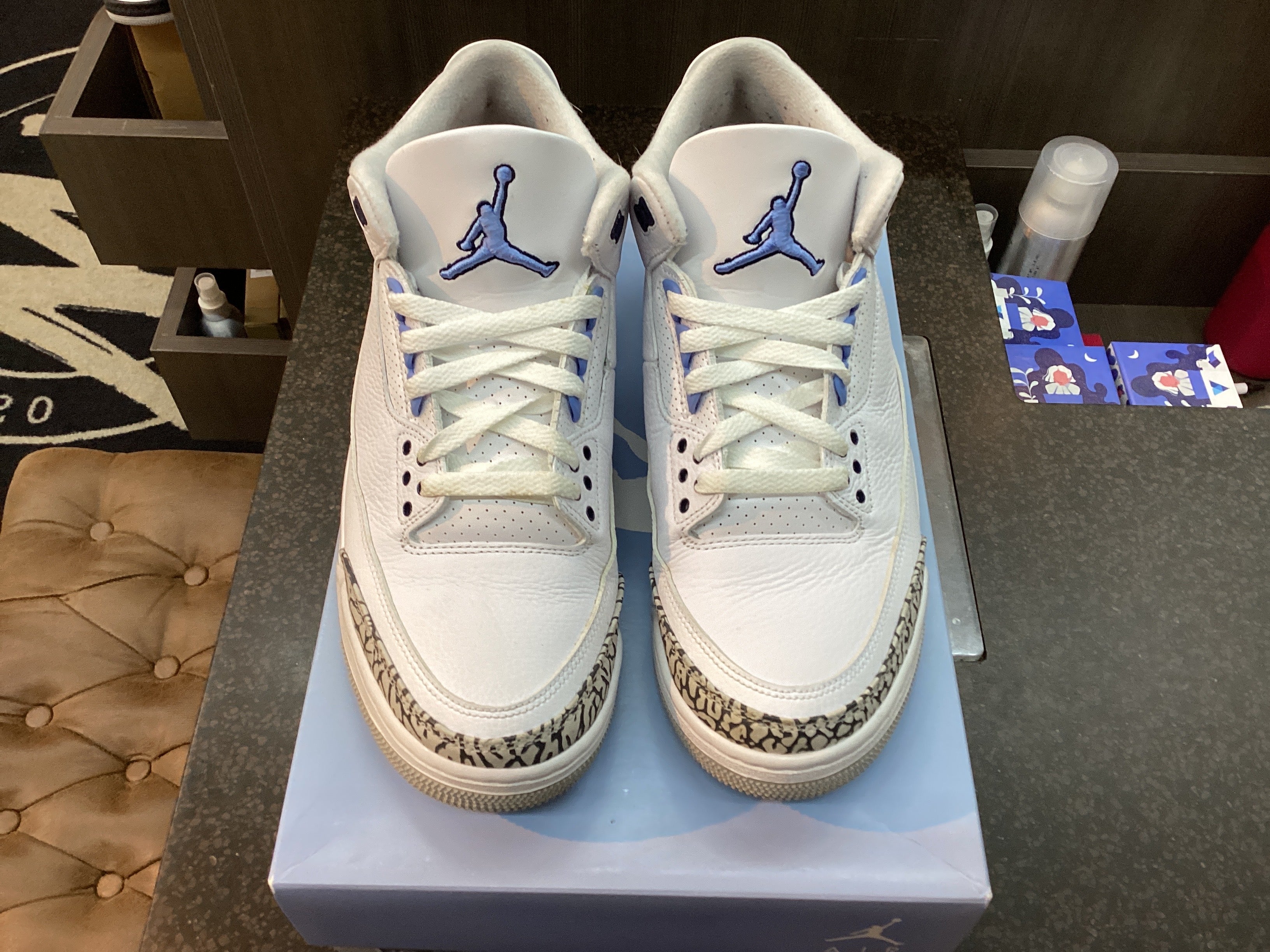 Jordan 3 “UNC” Preowned Size 10