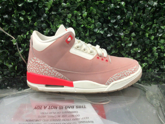 Jordan 3 “Rust Pink” Size 9W Preowned