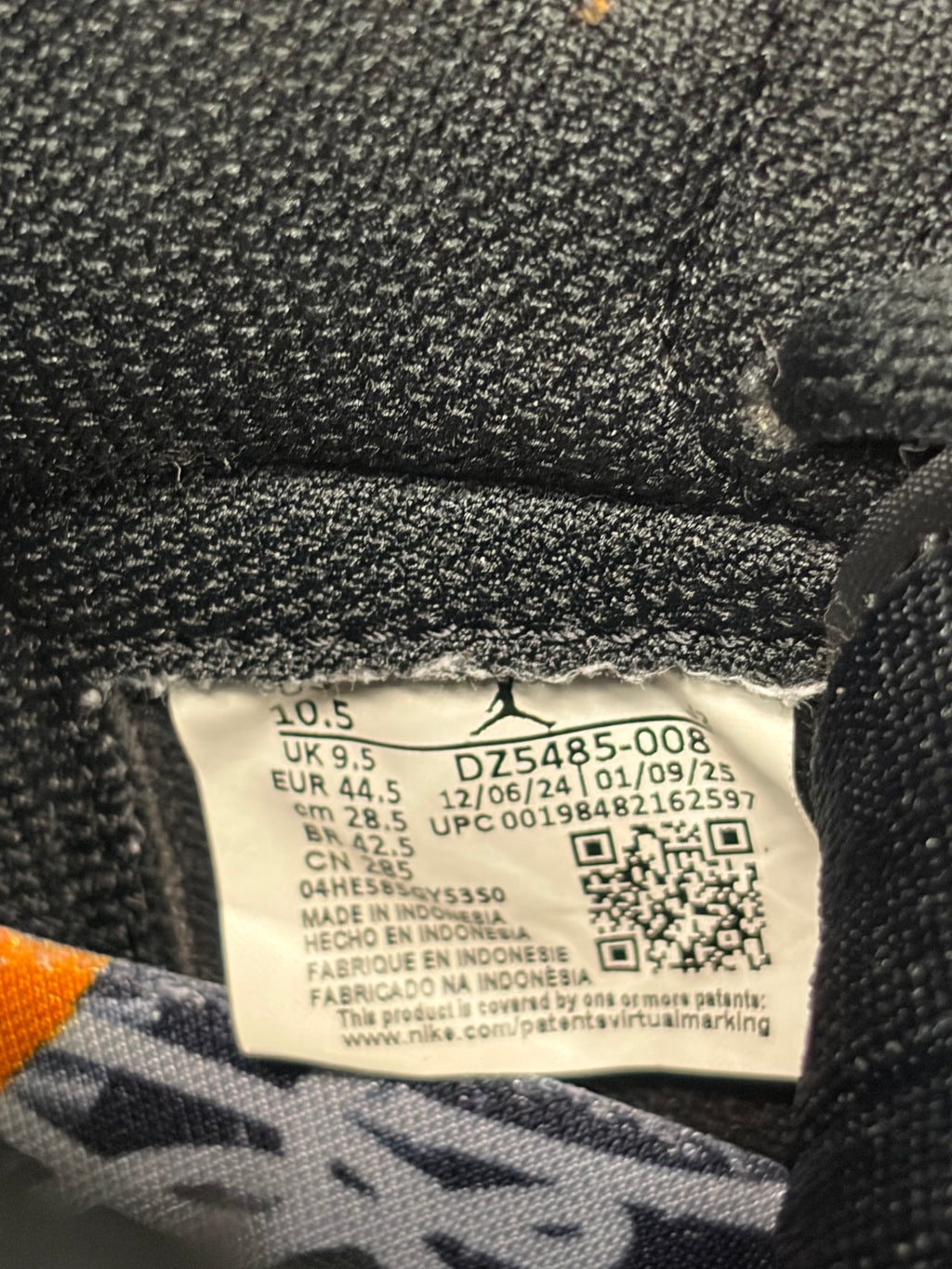 Jordan 1 Retro High OG Shattered Backboard (2025) Size 10.5 Preowned