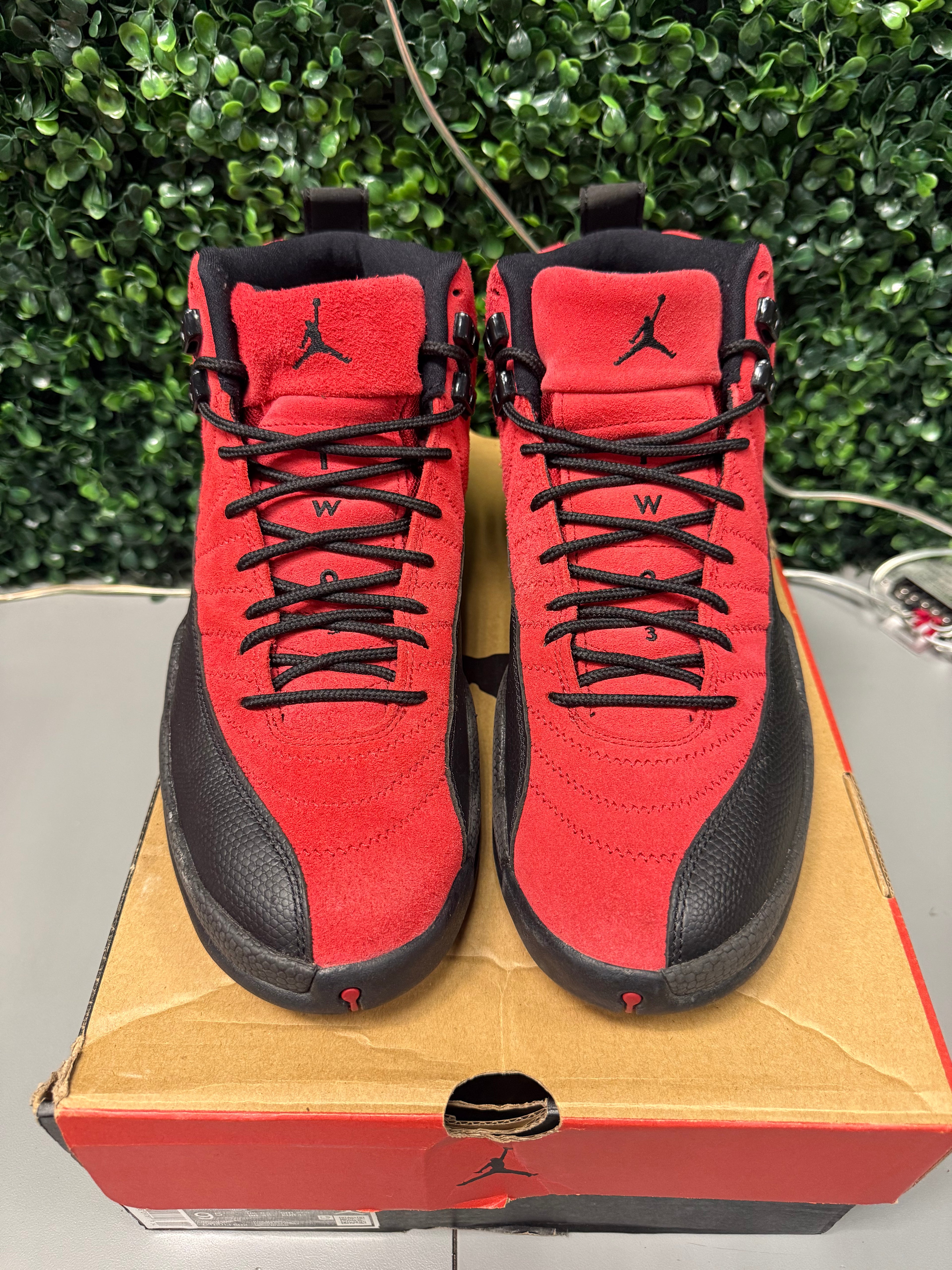 Jordan 12 "Reverse Flu Game" Size 9.5 Preowned