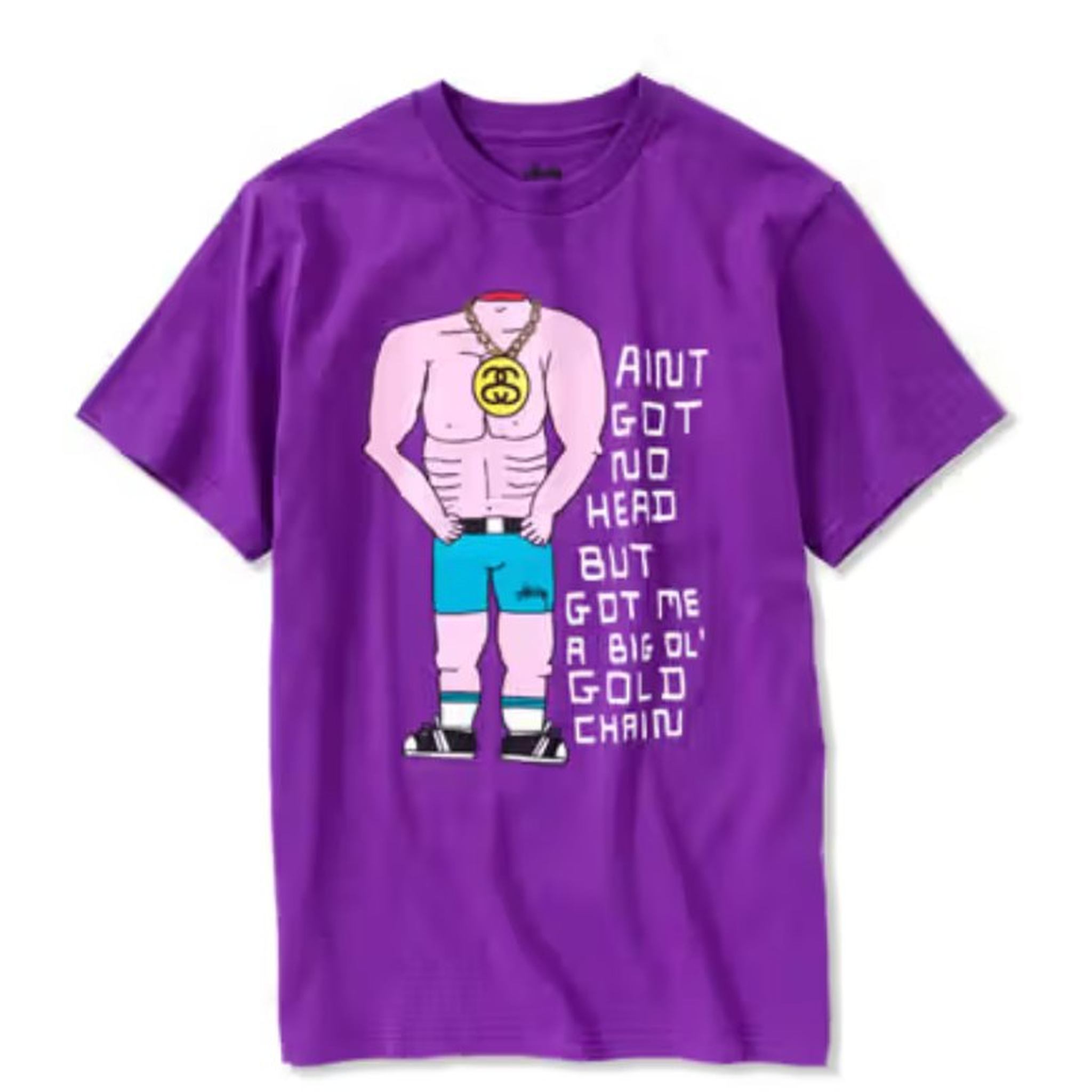 Stussy T-Shirt "Big Gold Chain"