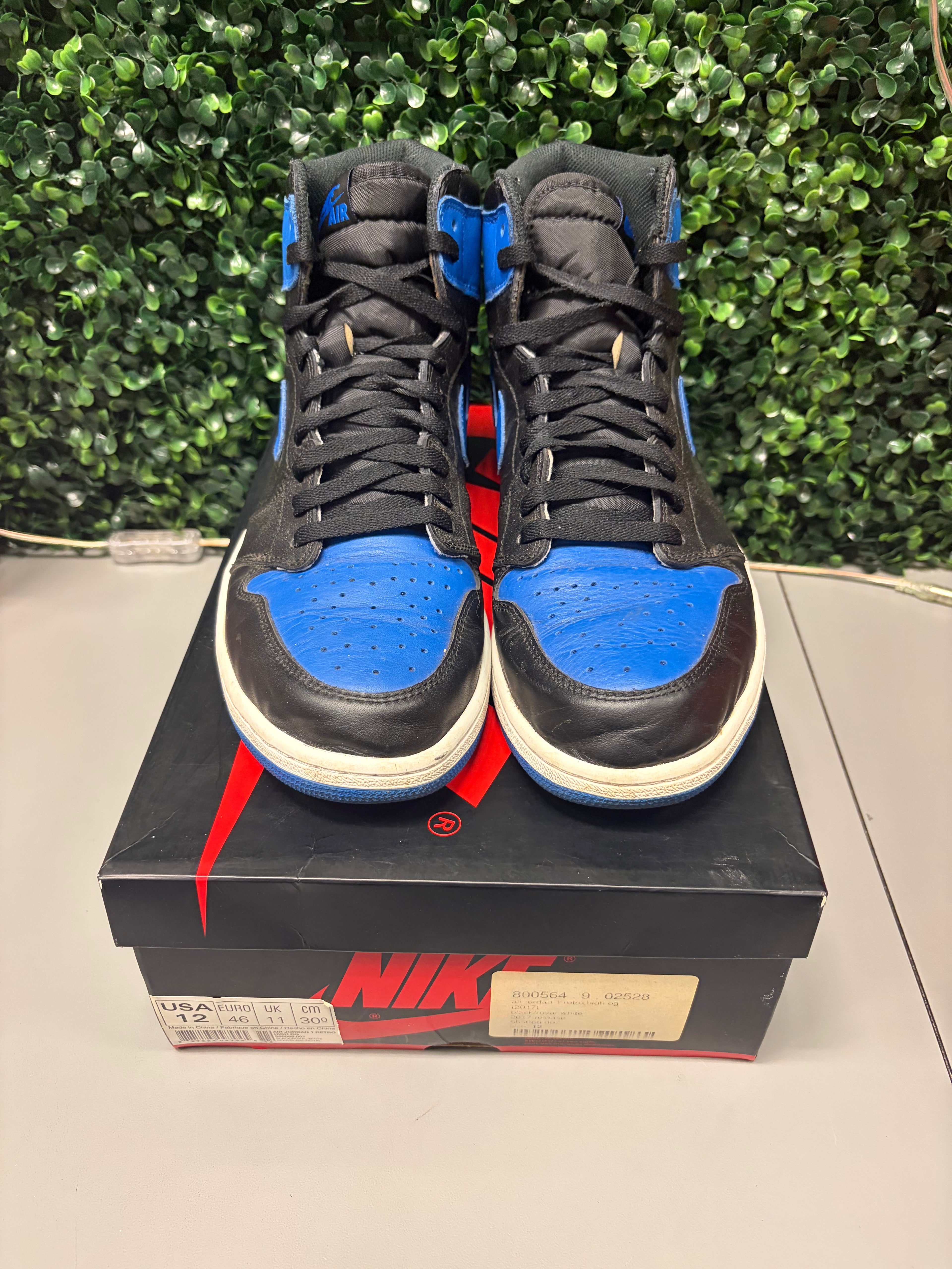 Jordan 1 Retro "Royal" (2017) Size 12 Preowned