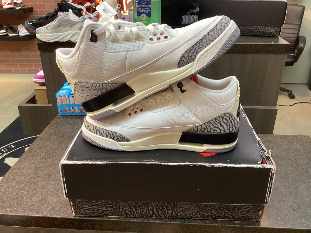 Jordan 3 "White Cement Reimagined" Size 10.5 Preowned