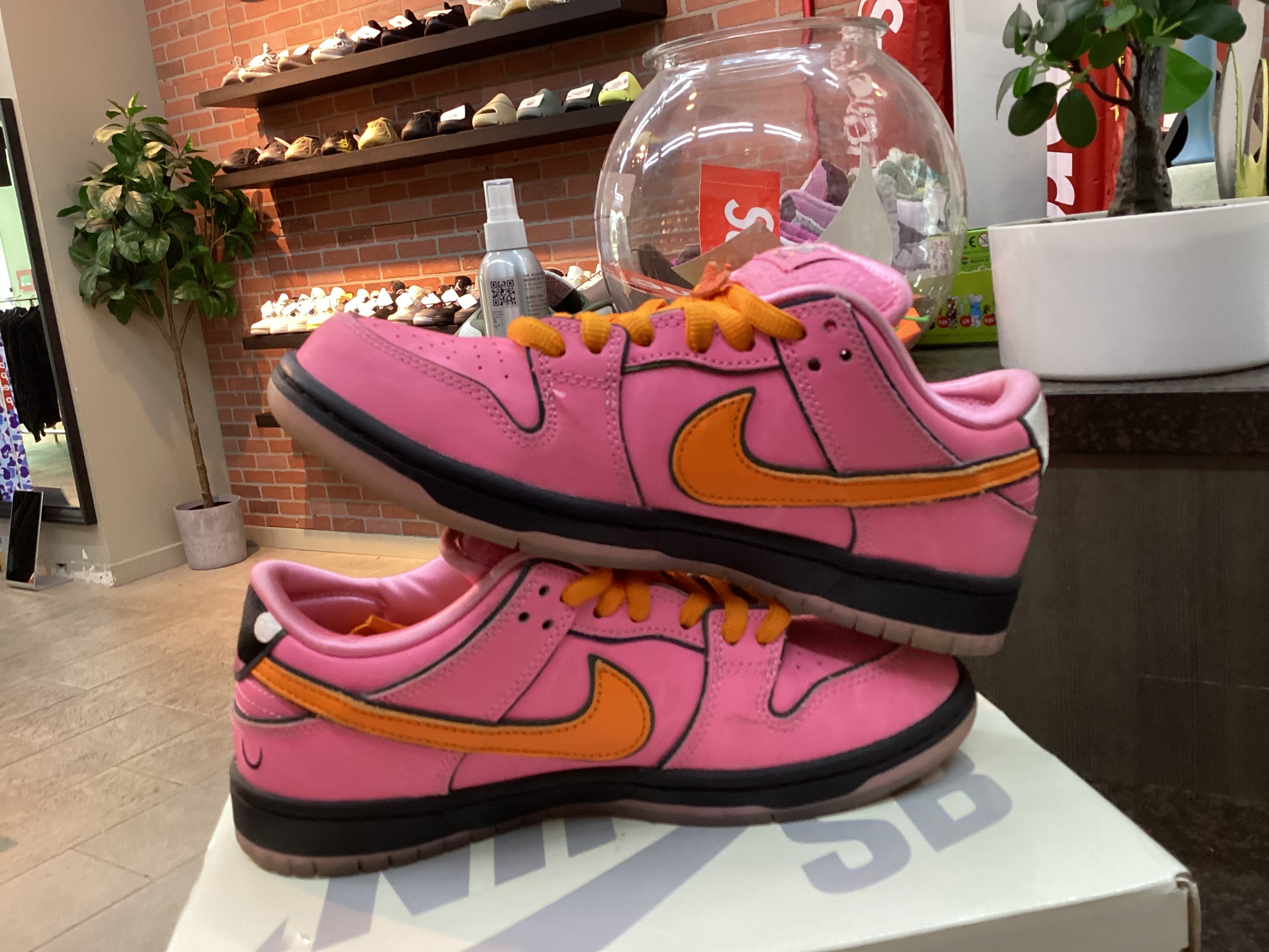Nike Sb Dunk Low PowerPuff Girls “Blossom” Size 6 Pre Owned