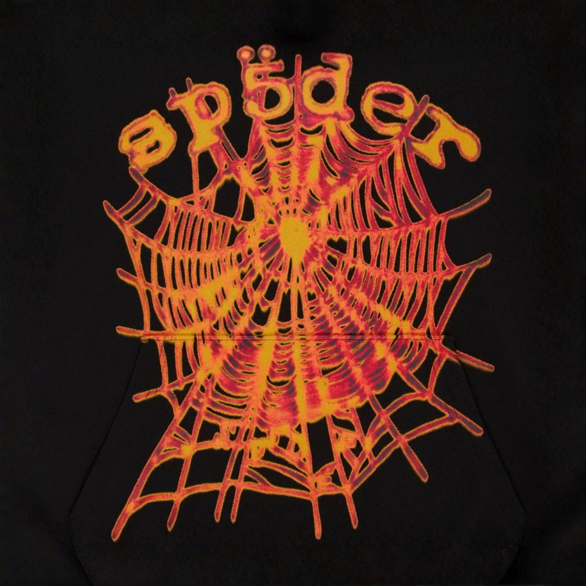 Sp5der OG Web V2 Hoodie Black (2025)