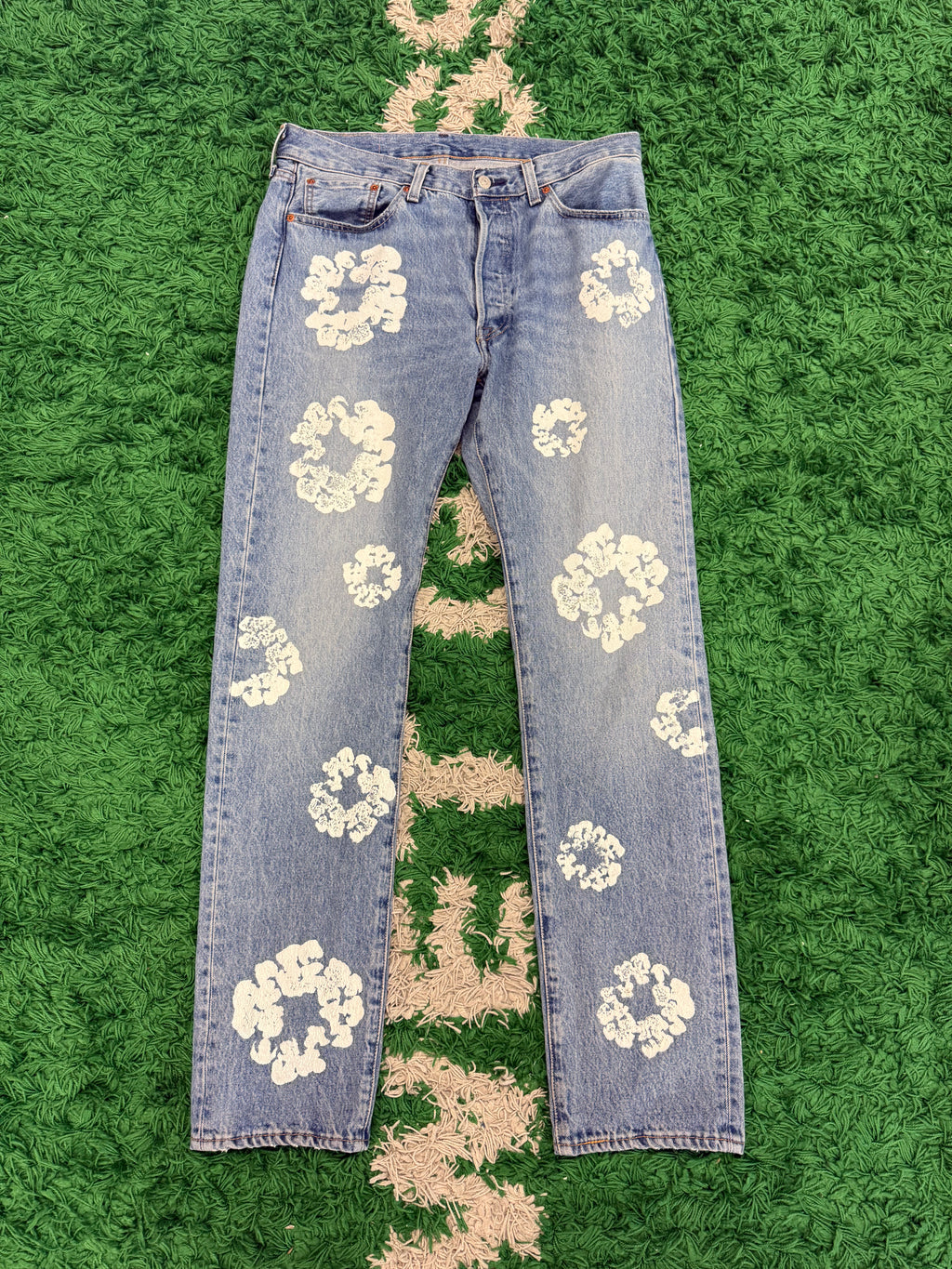 Denim Tears x Levi's Cotton Wreath Jean "Light Wash" (Lightly Worn)