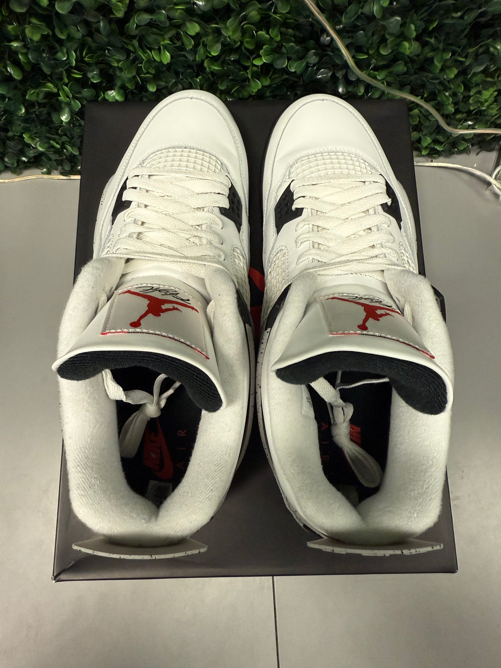 Jordan 4 "White Cement 2025" Size 13 Preowned