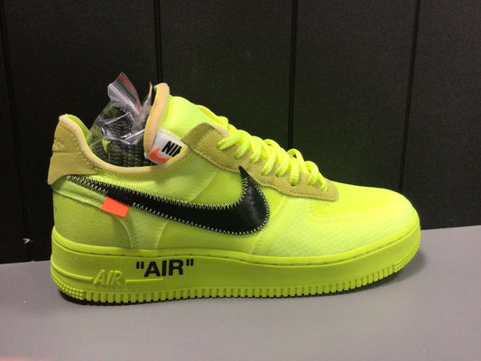 Nike Air Force 1 Low “Off-White Volt” Size 9 Tried On