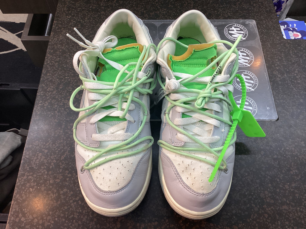 Nike Dunk Low “Off White Lot 7” size 10 Pre Owned No Box