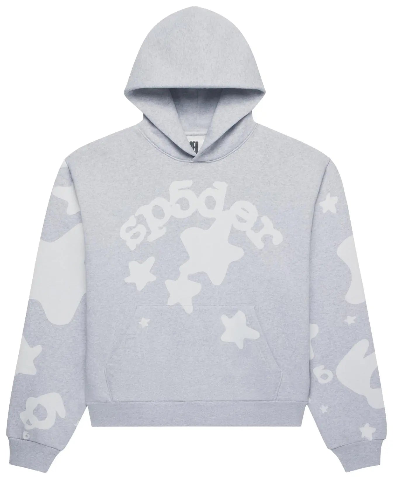Sp5der Aop Beluga Pullover Hoodie 'Grey'