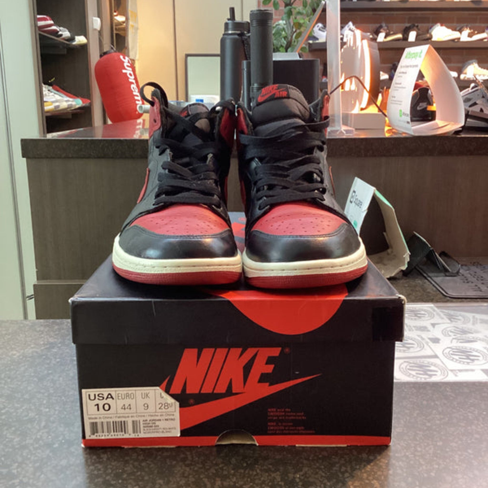 Jordan 1 High “Bred (2013)” Size 10 Preowned