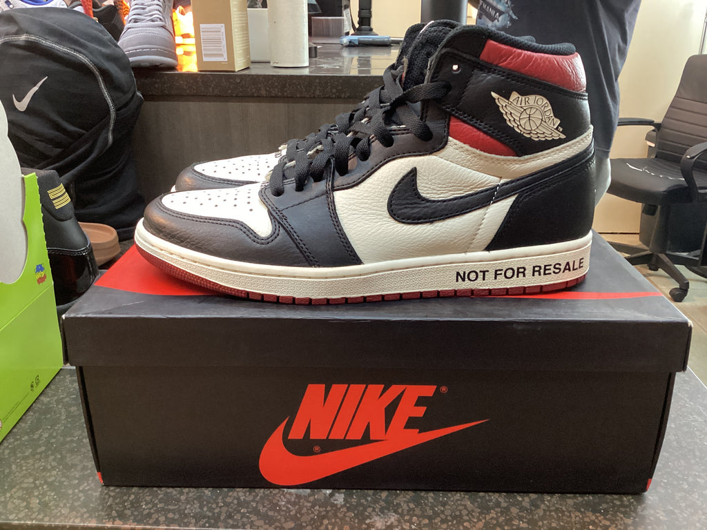 Jordan 1 High “Not For Resale Varsity Red” Preowned Size 10