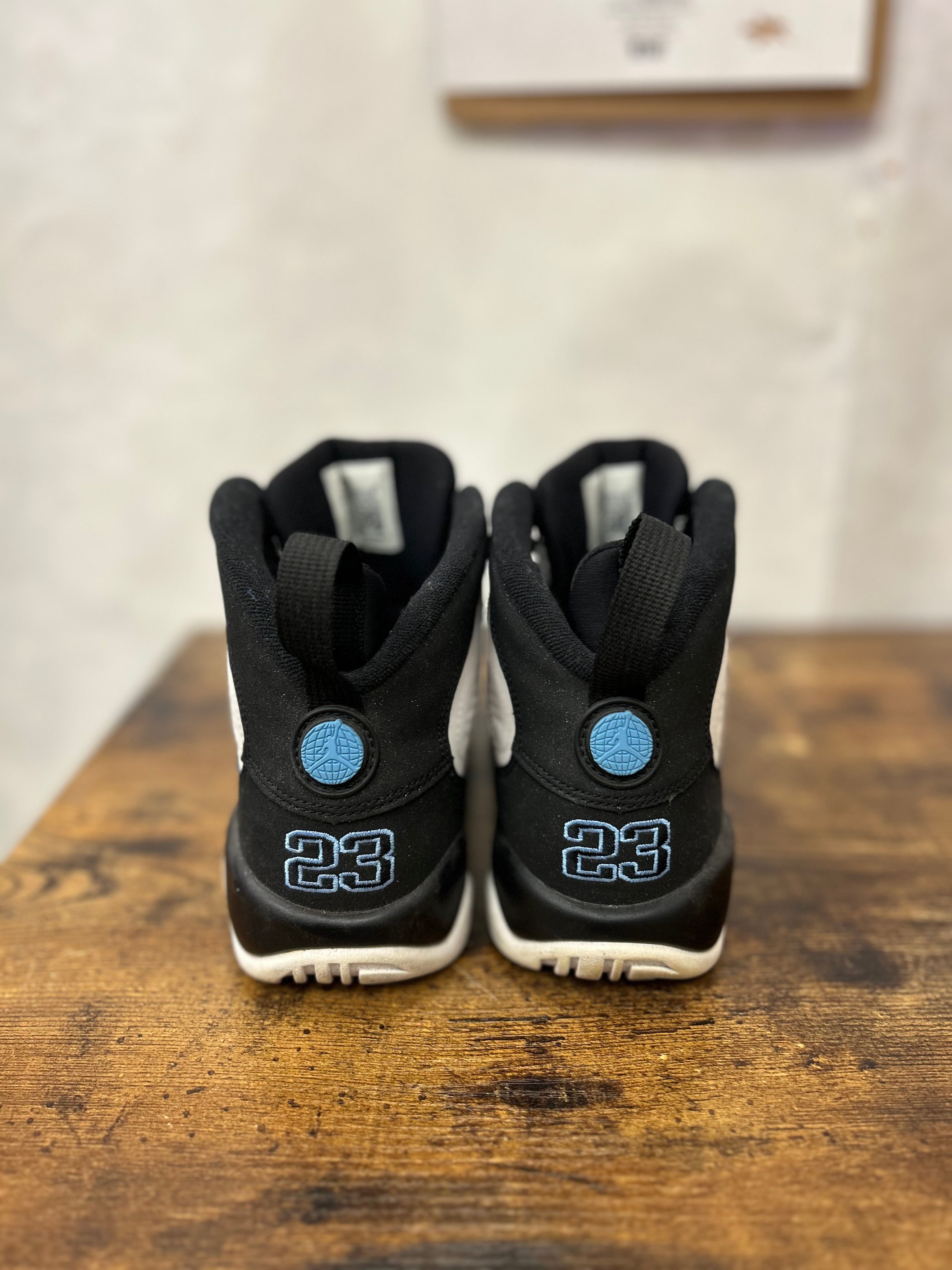 Jordan 9 Retro “University Blue” Size 6Y Preowned No Box