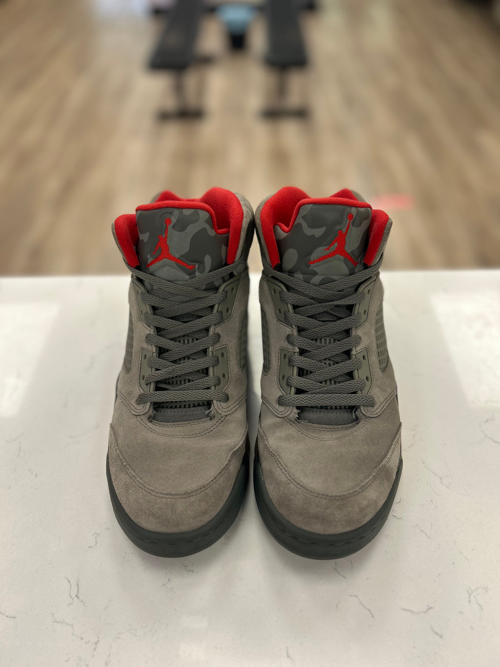 Jordan 5 Retro “P51 Camo” Preowned No Box Size 11M