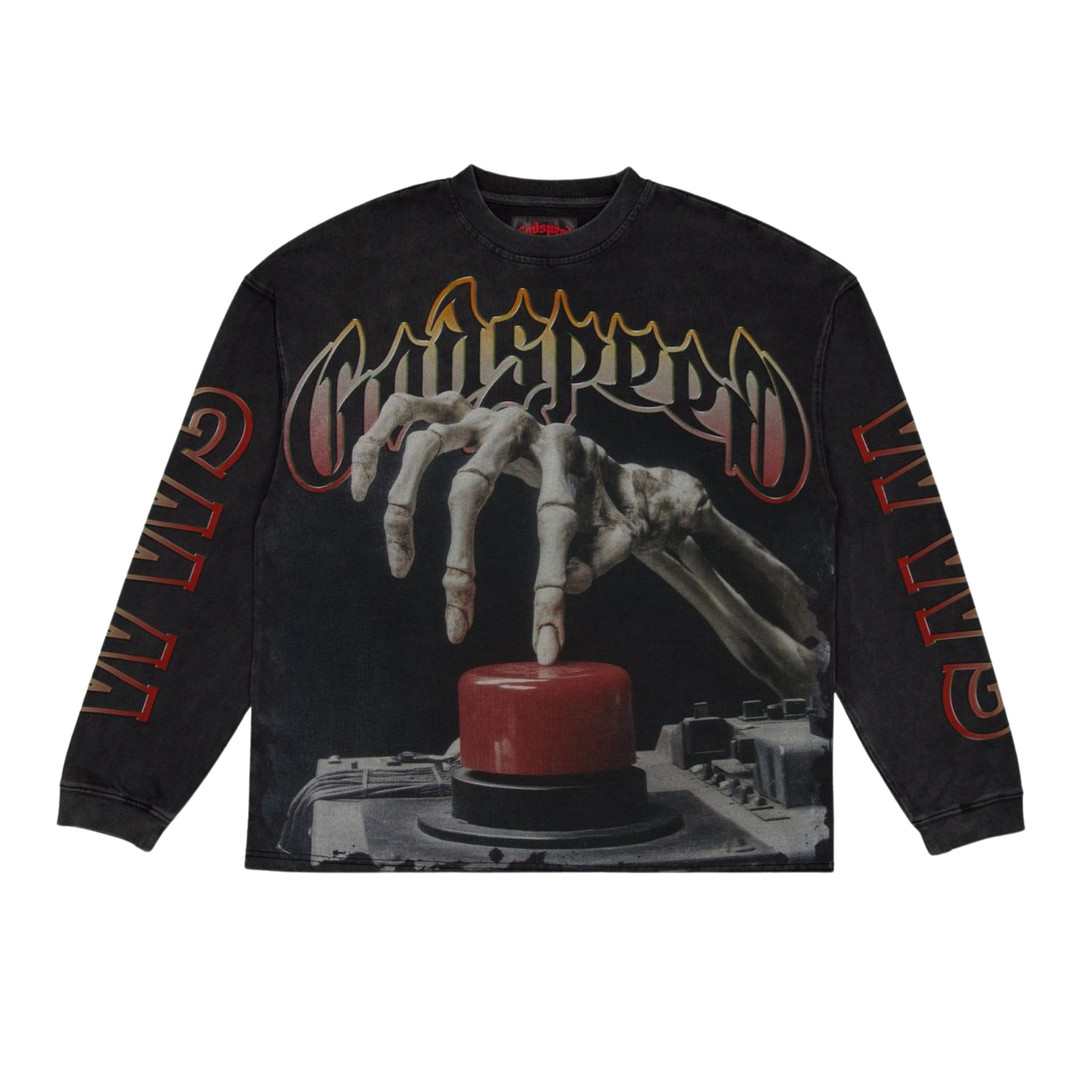 GodSpeed "Code Red" LS (Black Wash)