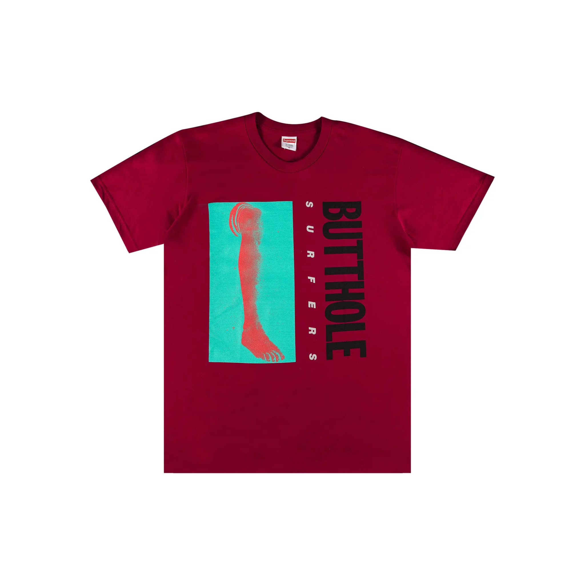 Supreme Butthole Surfers Leg Tee (Dark Magenta)