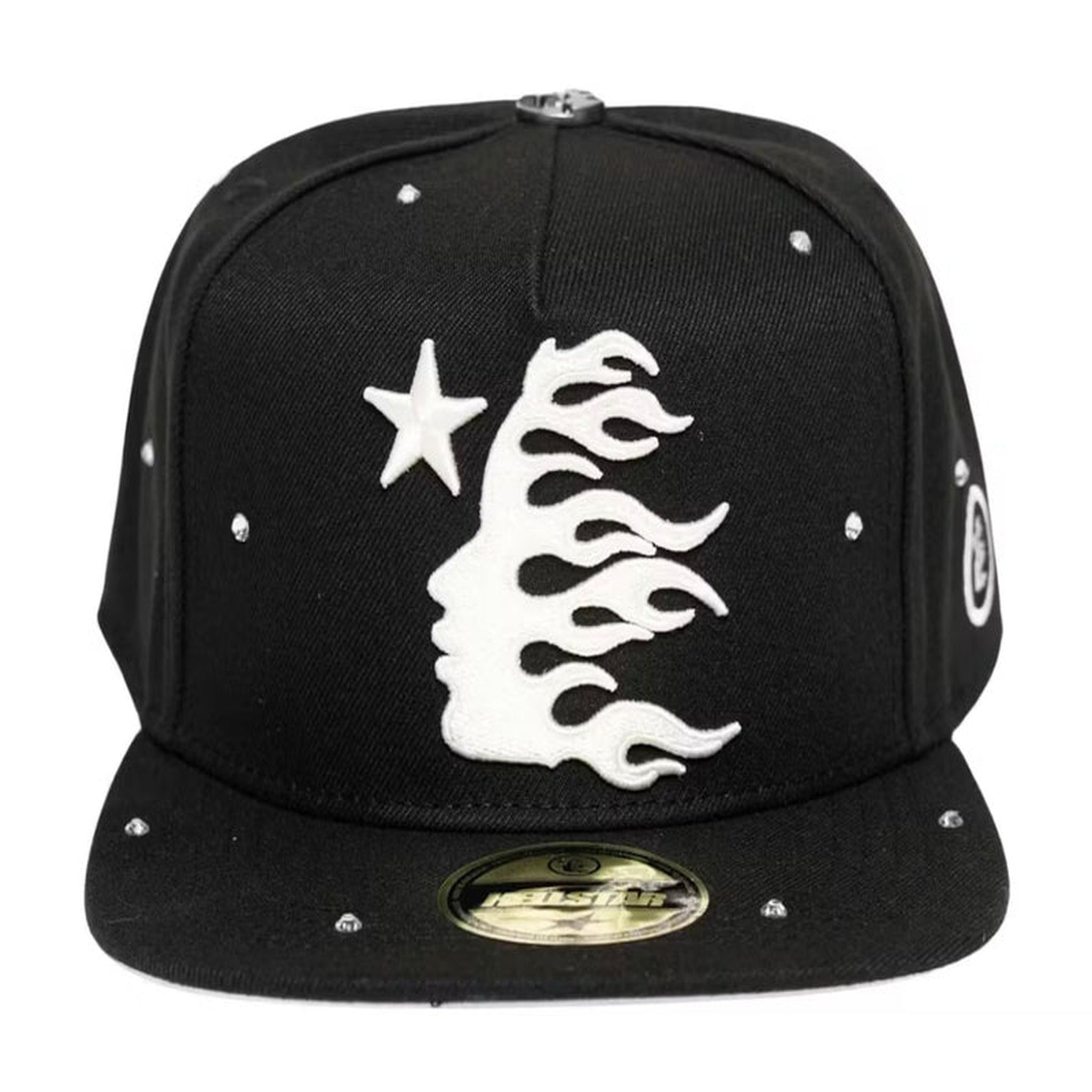 Hellstar OG Logo Rhinestones 59Fifty Fitted Hat “Black”