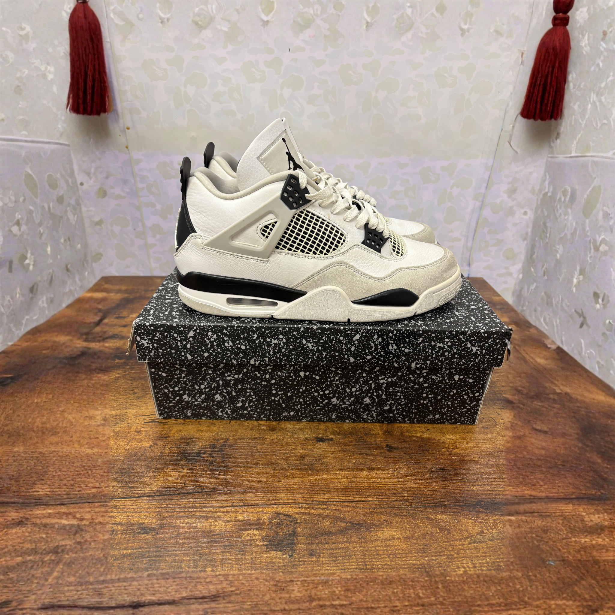 Jordan 4 “Military Black” Preowned Size 10