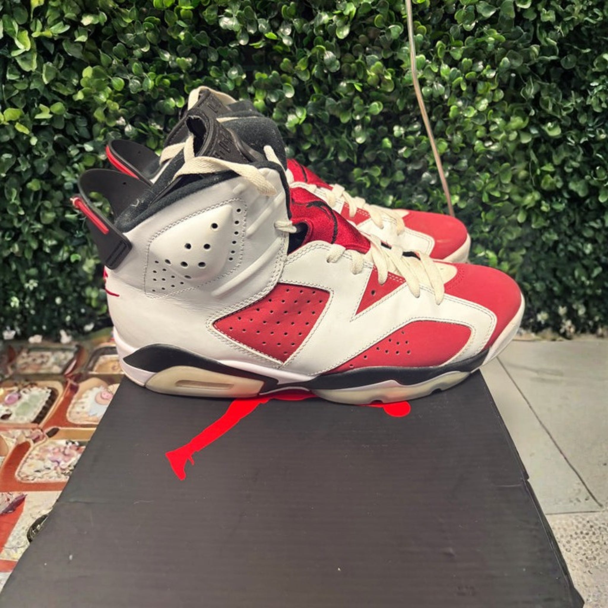 Jordan 6 "Carmine" Size 9.5 Preowned