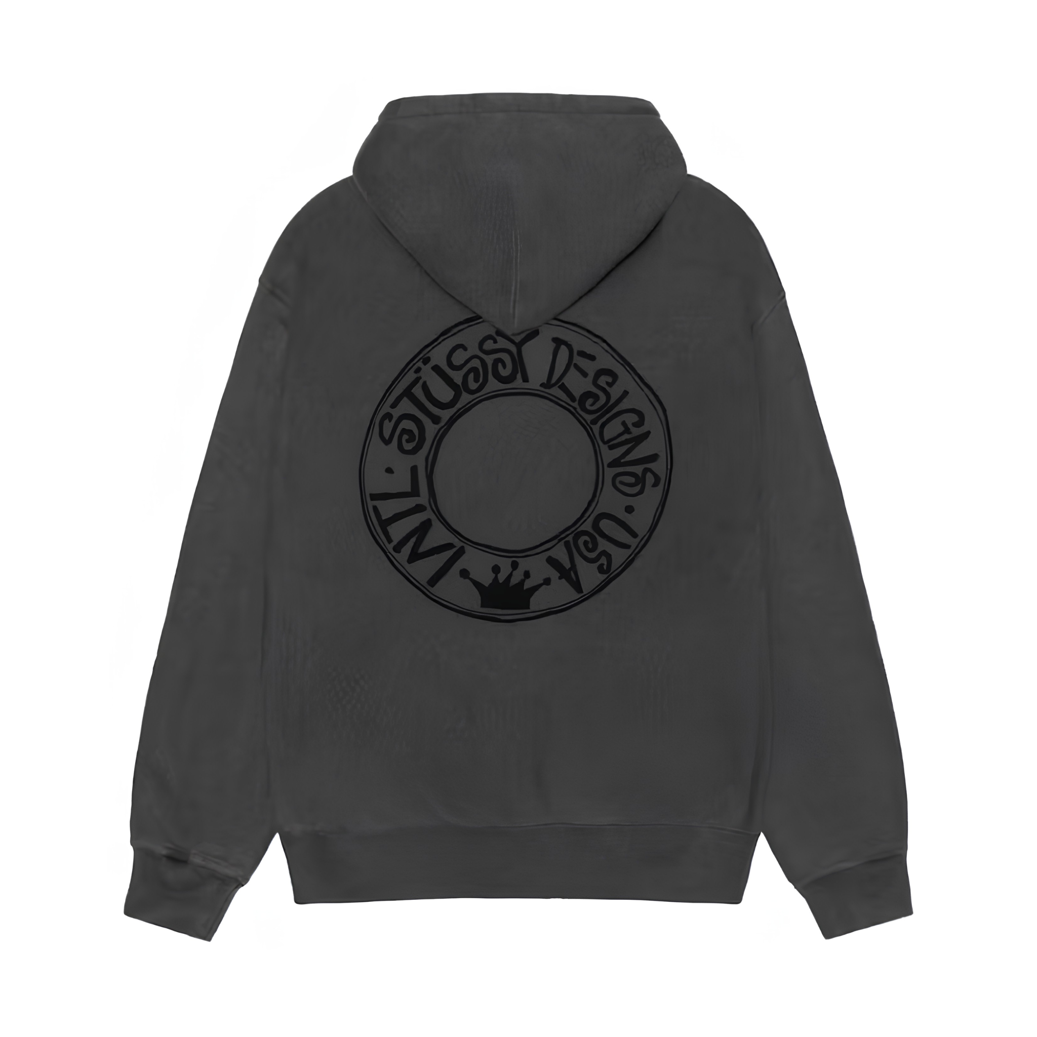 Stussy Buana Pigment Dyed Hoodie "Black"