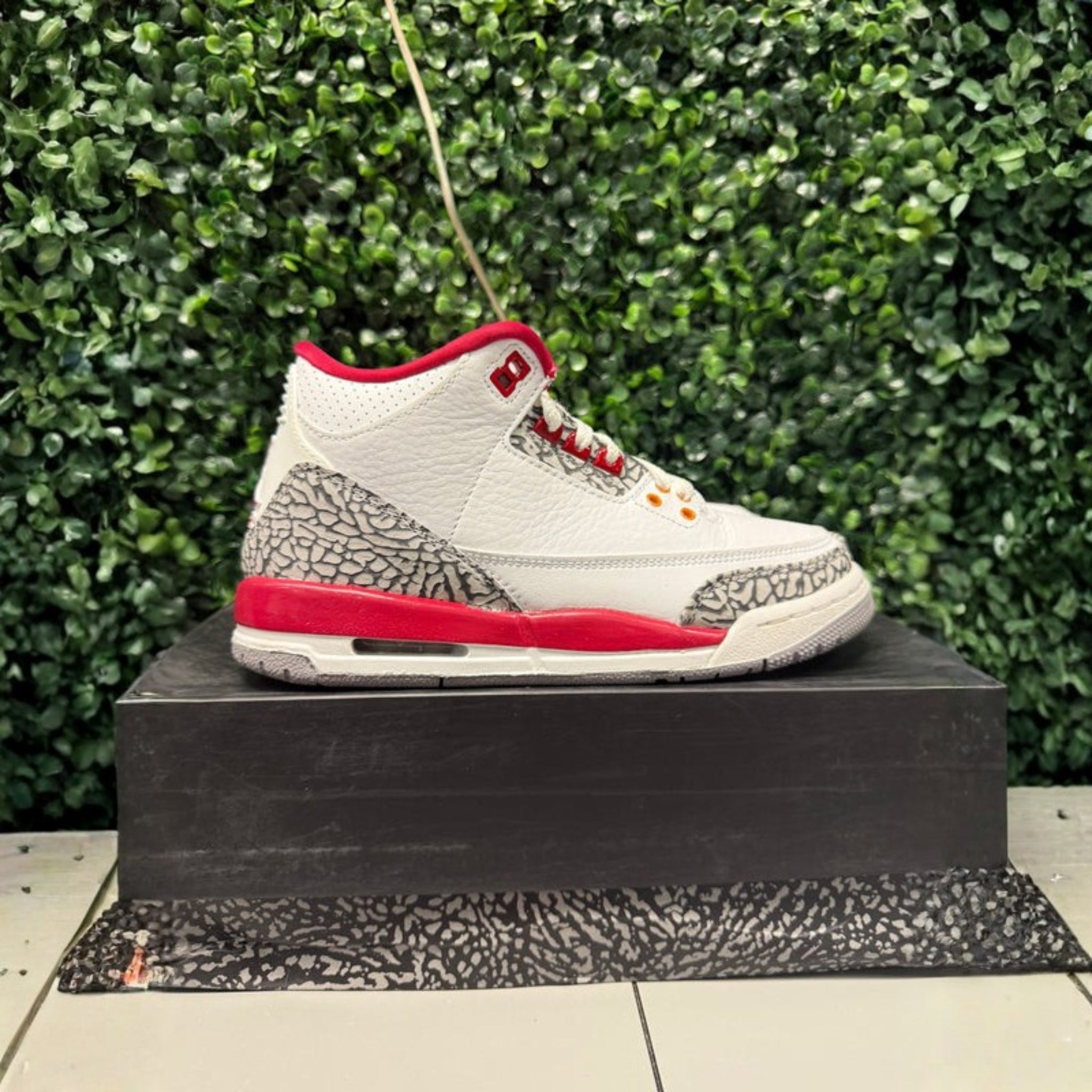 Jordan 3 "Cardinal” Size 5Y Preowned