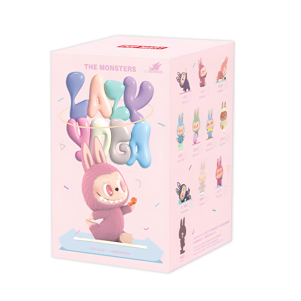 Pop Mart Labubu The Monsters Lazy Yoga Series Figures Single Blind Box