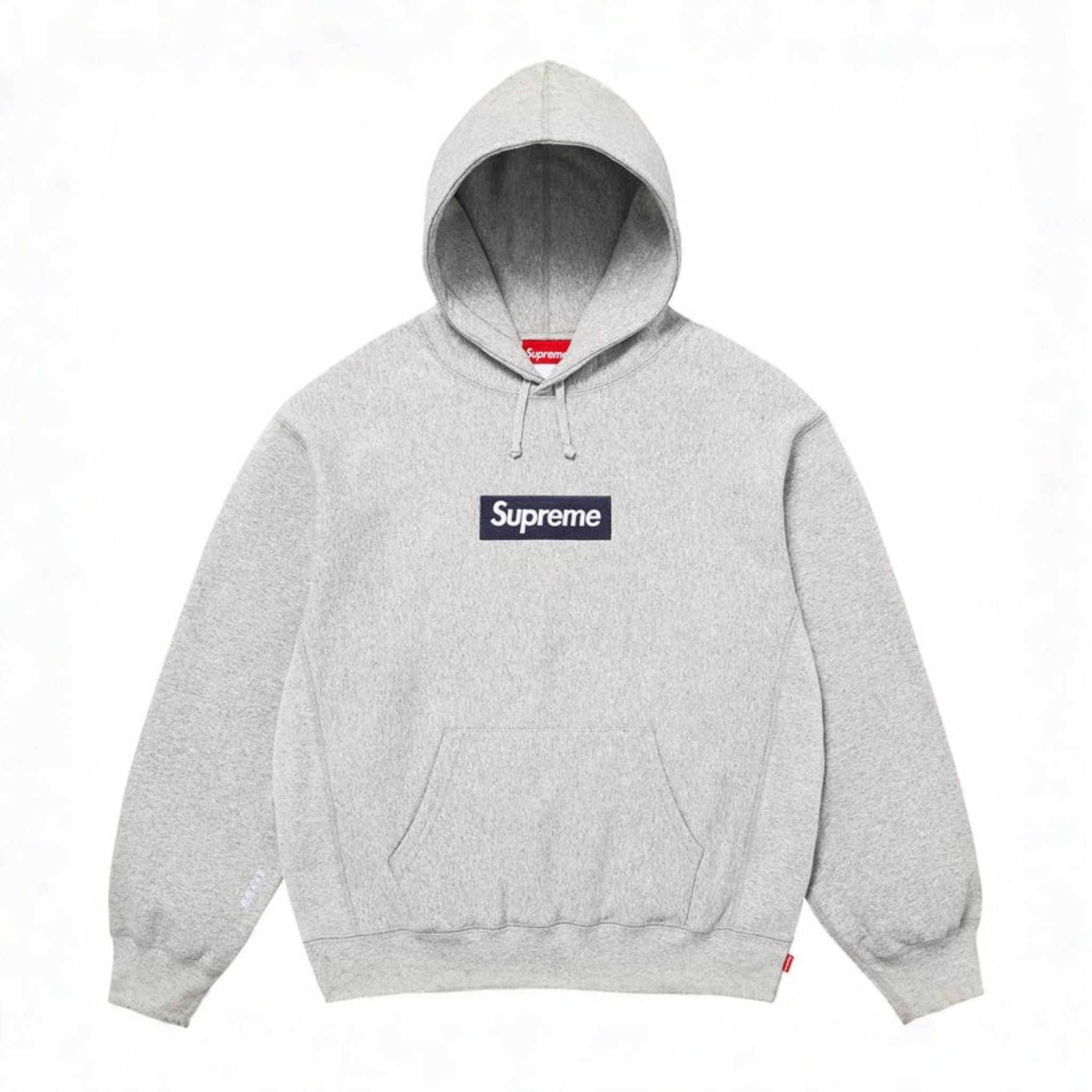 Supreme Box Logo Hooded Sweatshirt "Heather Grey" (FW25)
