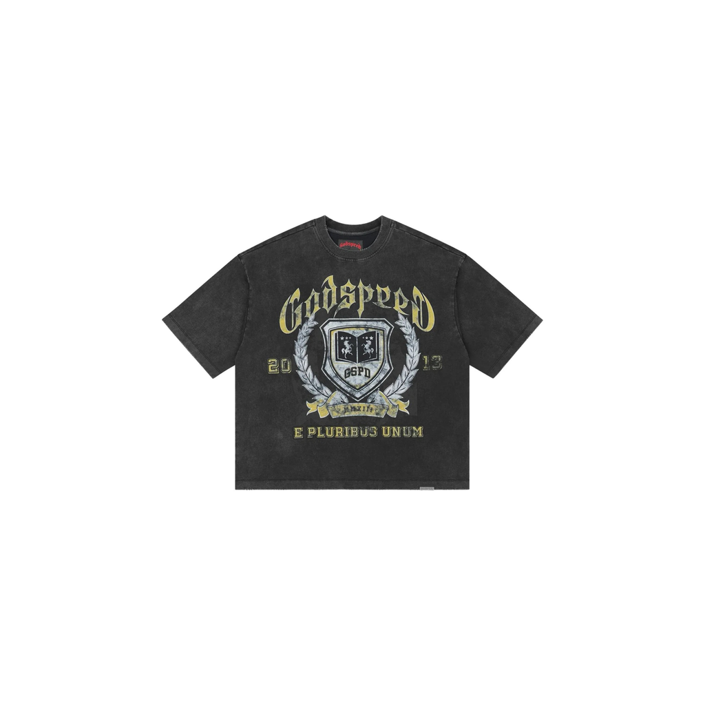 Godspeed Crest T-shirt Black Wash
