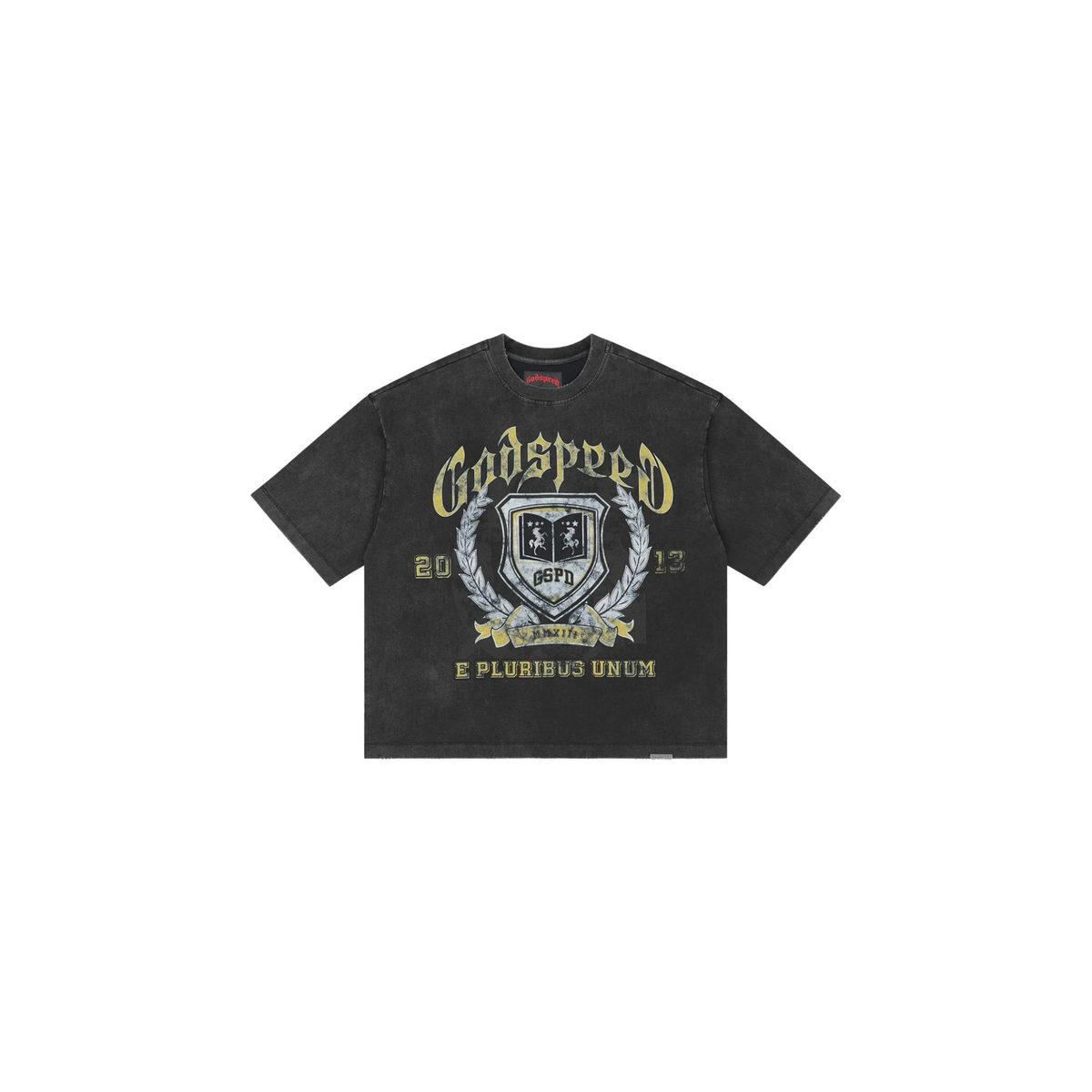 Godspeed Crest T-shirt Black Wash