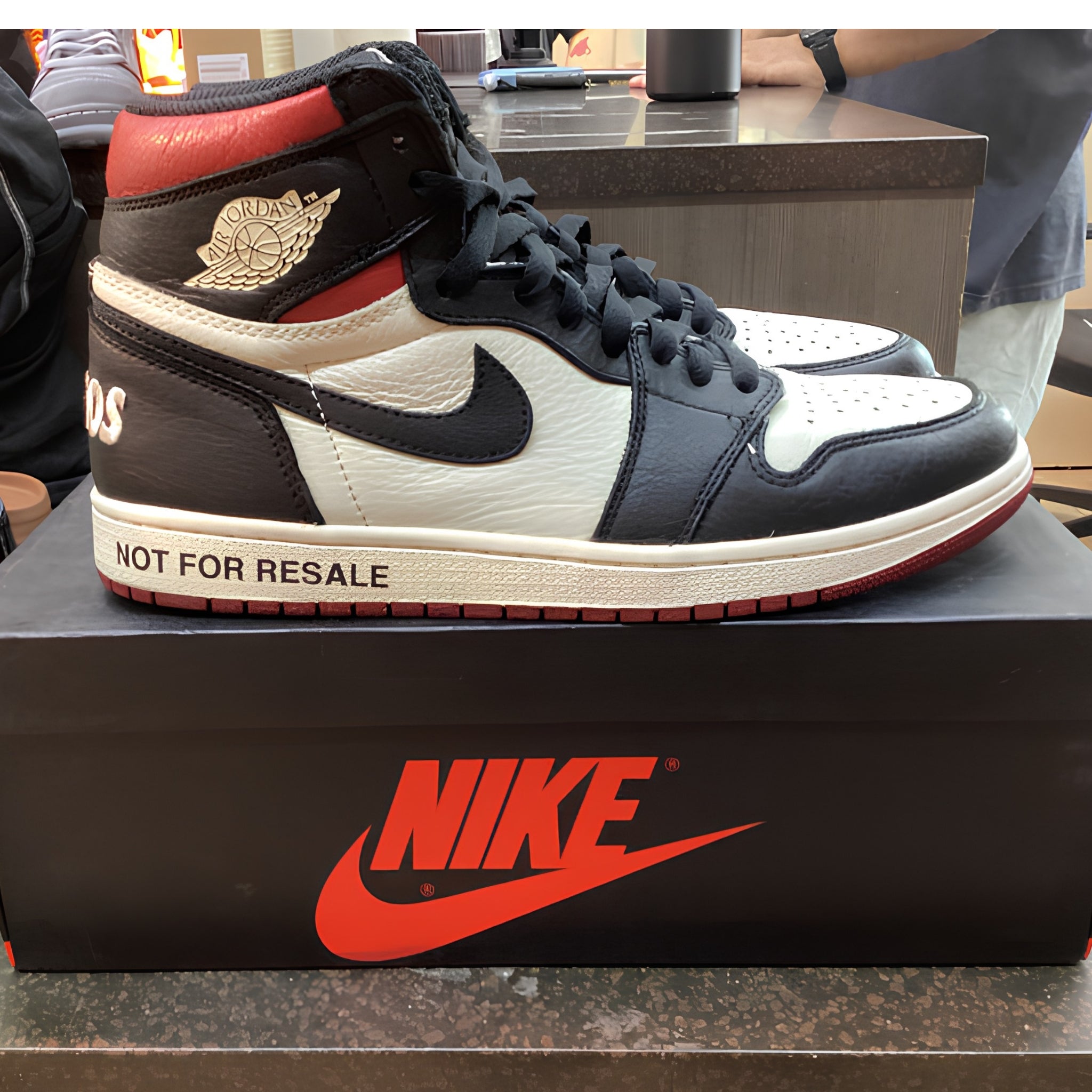 Jordan 1 High “Not For Resale Varsity Red” Preowned Size 10
