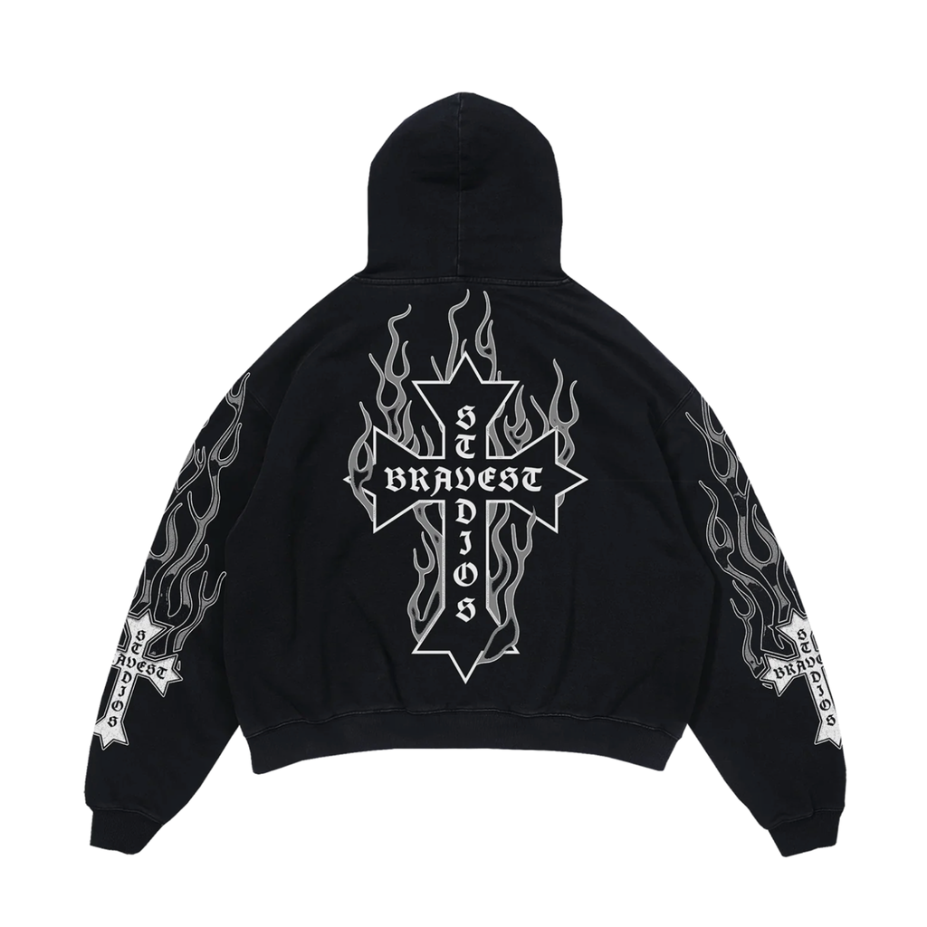 Bravest Studios Grey Eternal Hoodie