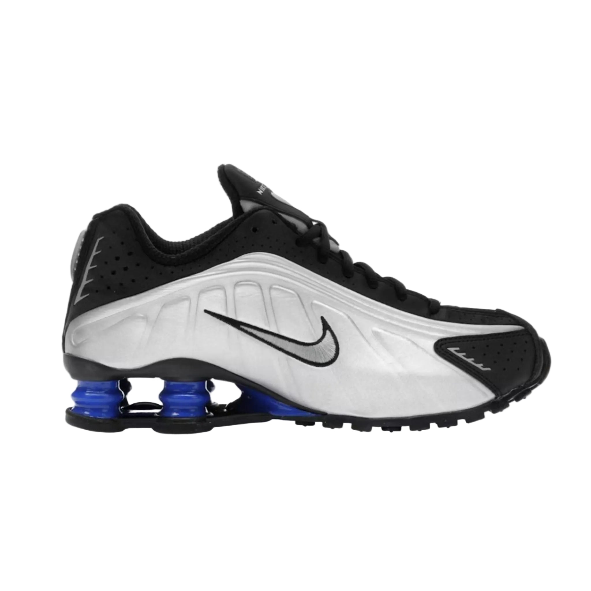 Nike Shox R4 "Metallic Silver Black Racer Blue"