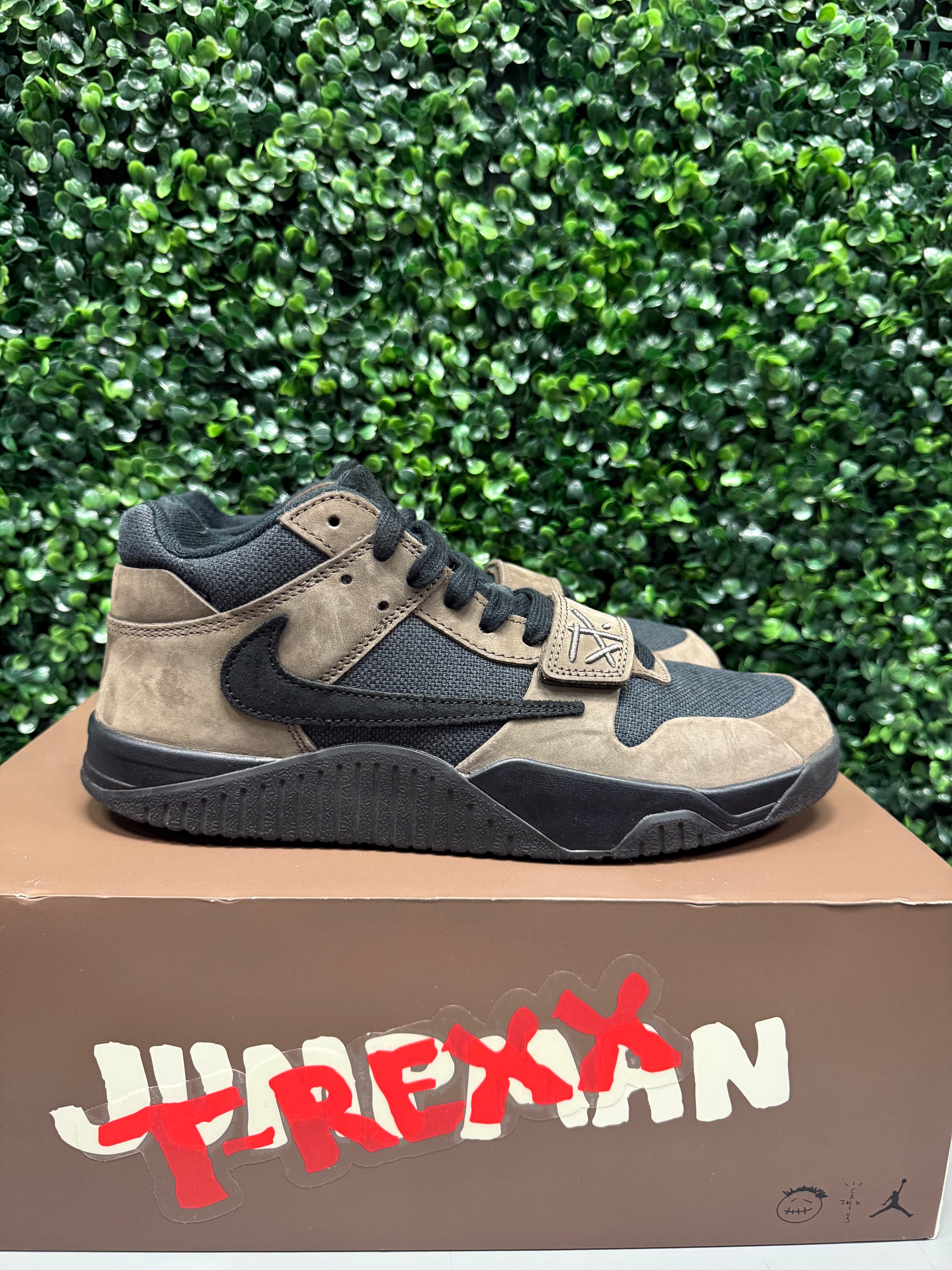 Jordan Jumpman Jack X Travis Scott "Dark Mocha" Size 9.5 Preowned