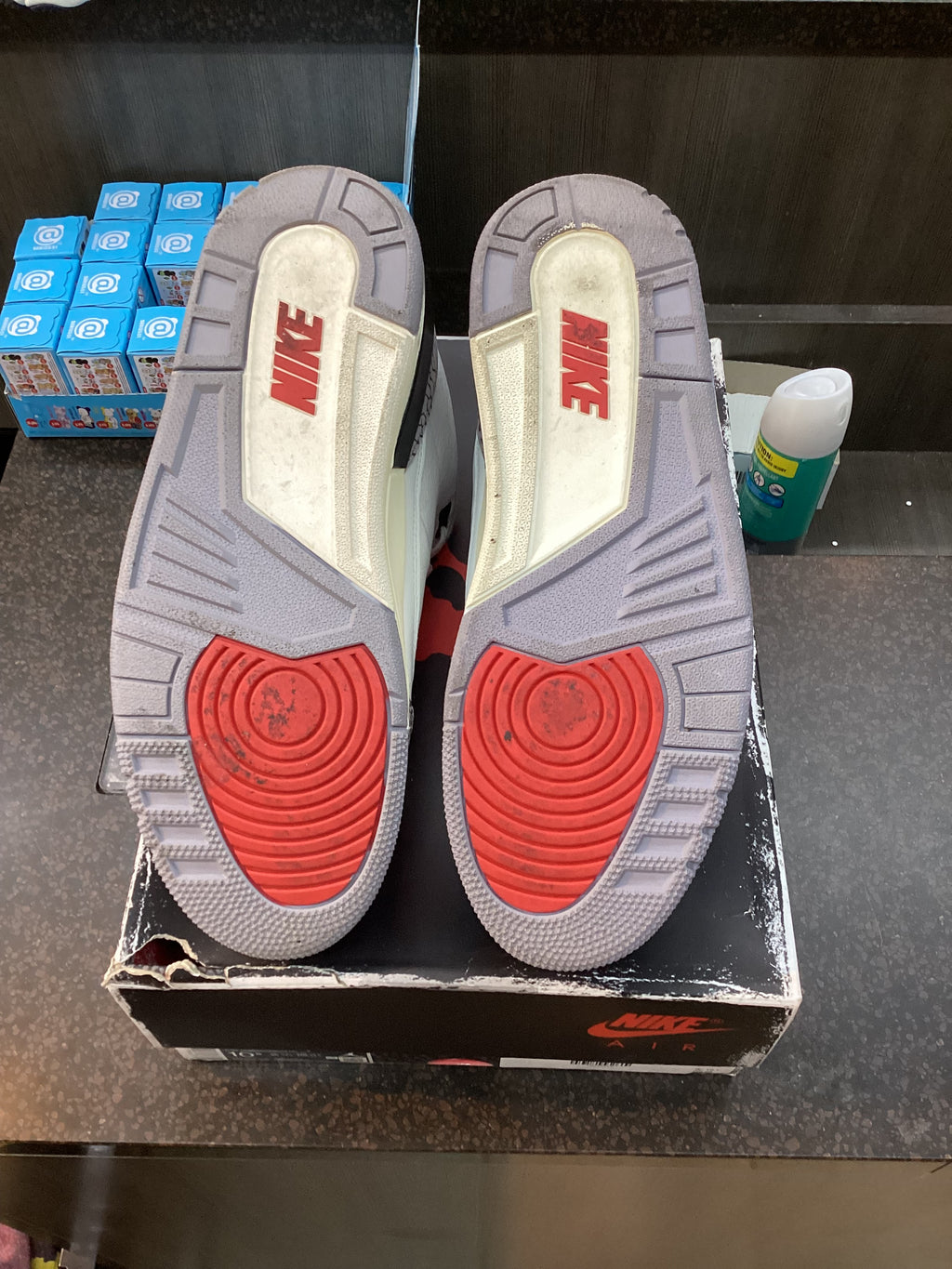 Jordan 3 "White Cement Reimagined" Size 10.5 Preowned