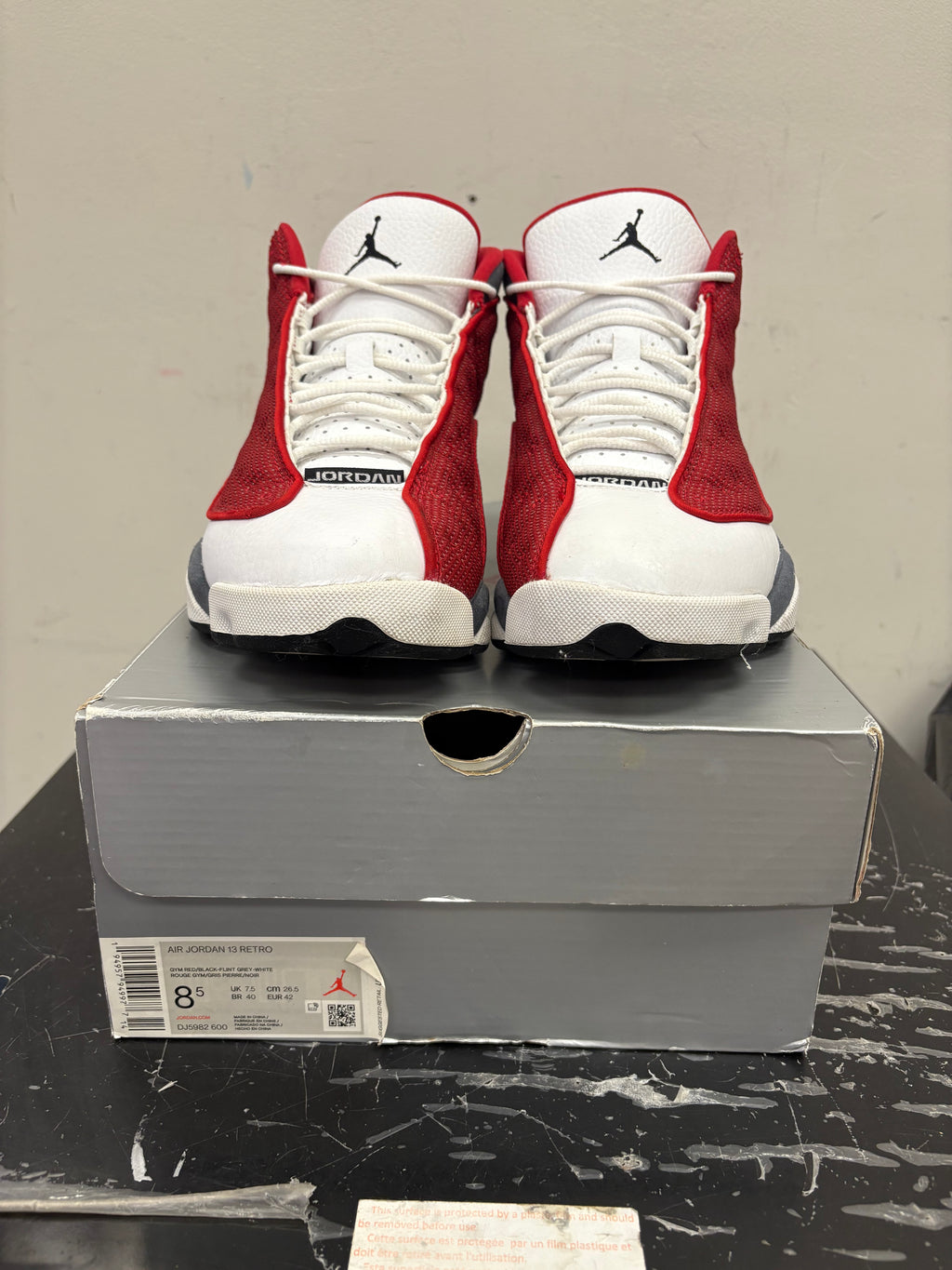 Jordan 13 “Gym Red Flint Grey” Size 8.5 Preowned