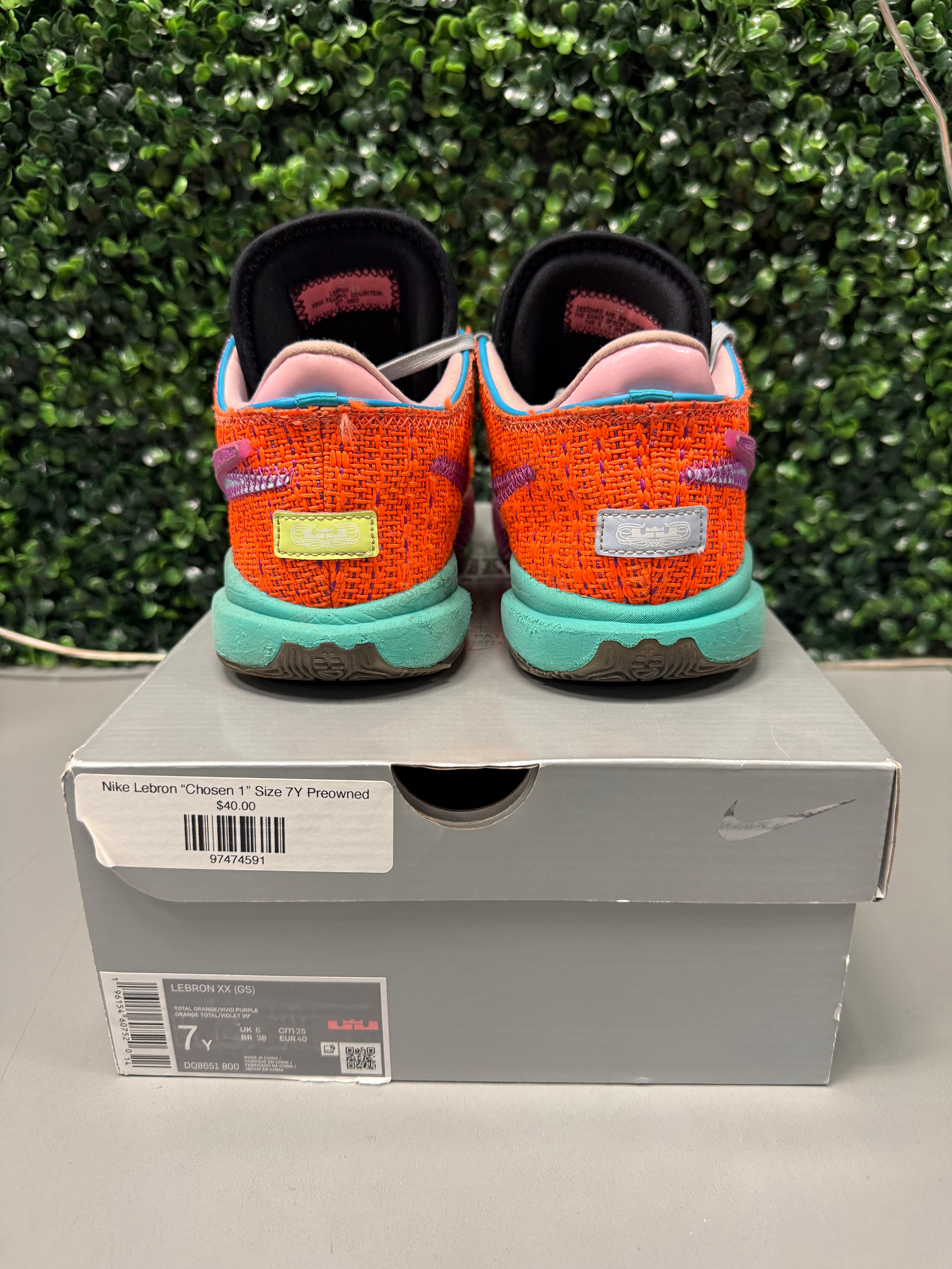 Nike LeBron 20 "Chosen 1" Size 7y Preowned