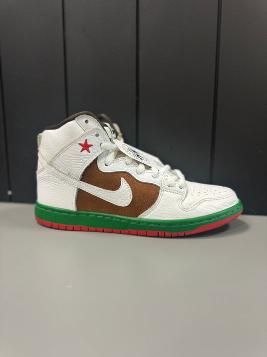 Nike SB Dunk High "Cali" Size 8 Preowned