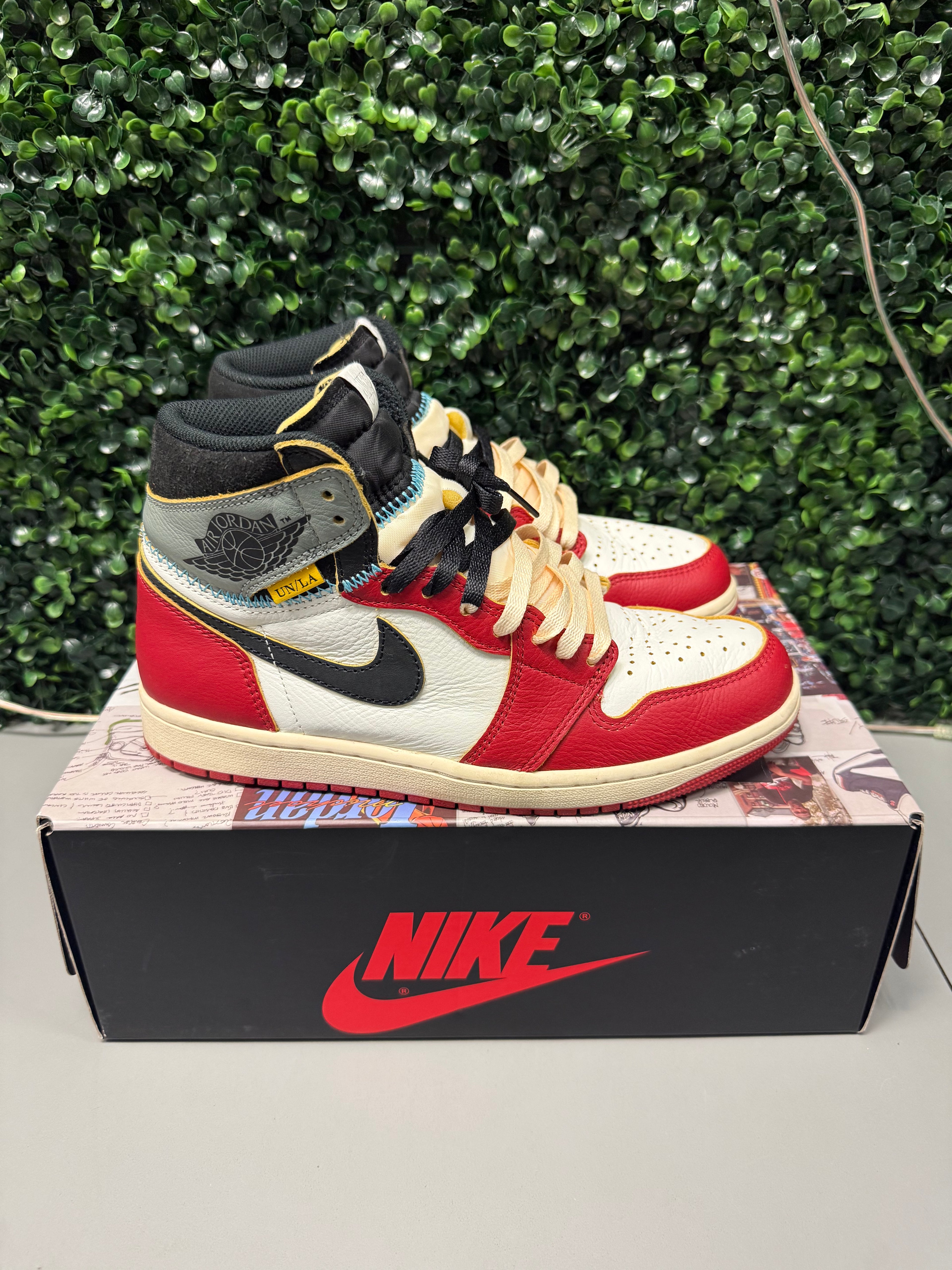 Jordan 1 High X Union "Chicago Shadow" Size 8.5 Preowned