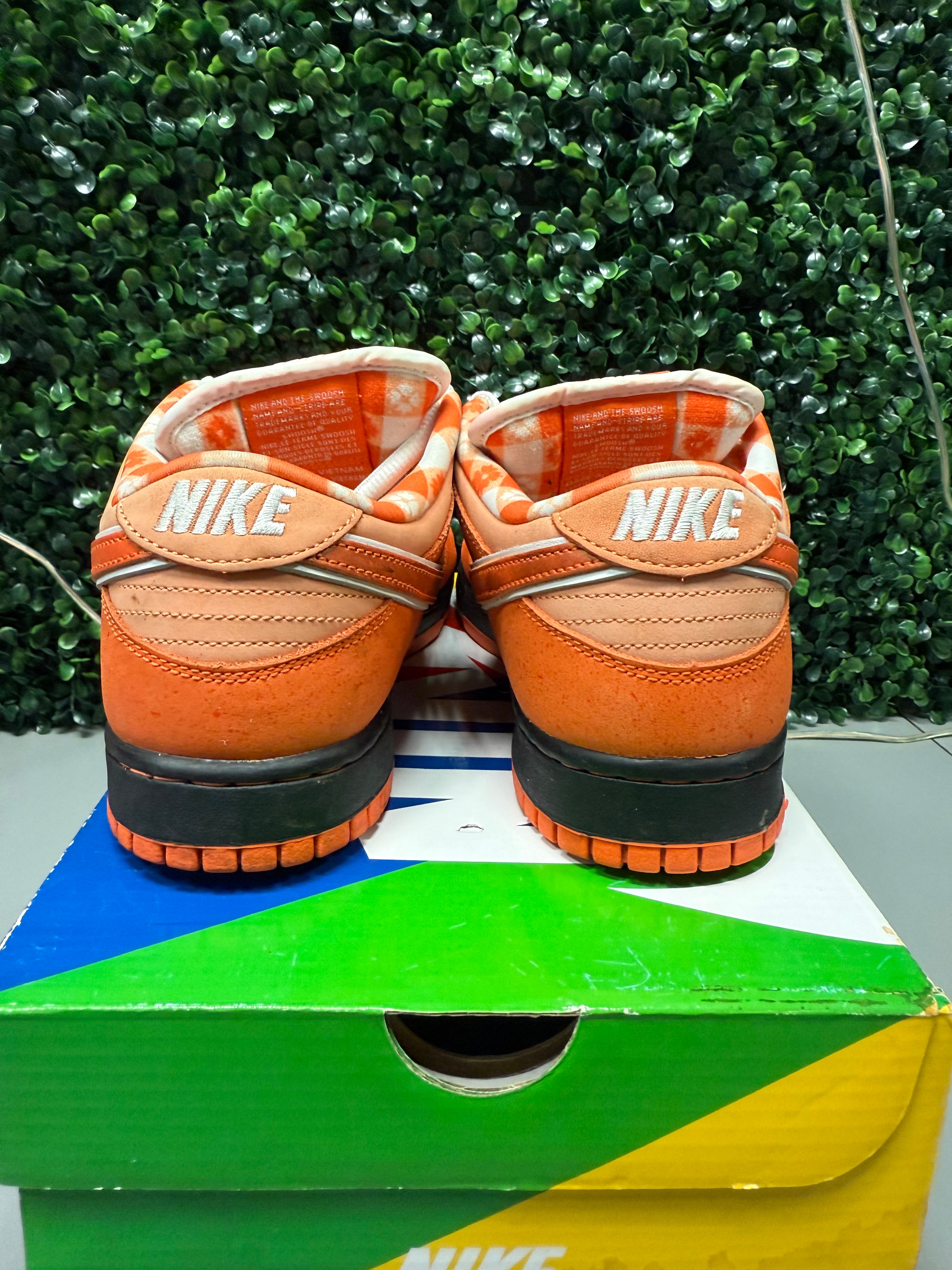 Nike SB Dunk Low "Orange Lobster" Size 9 Preowned