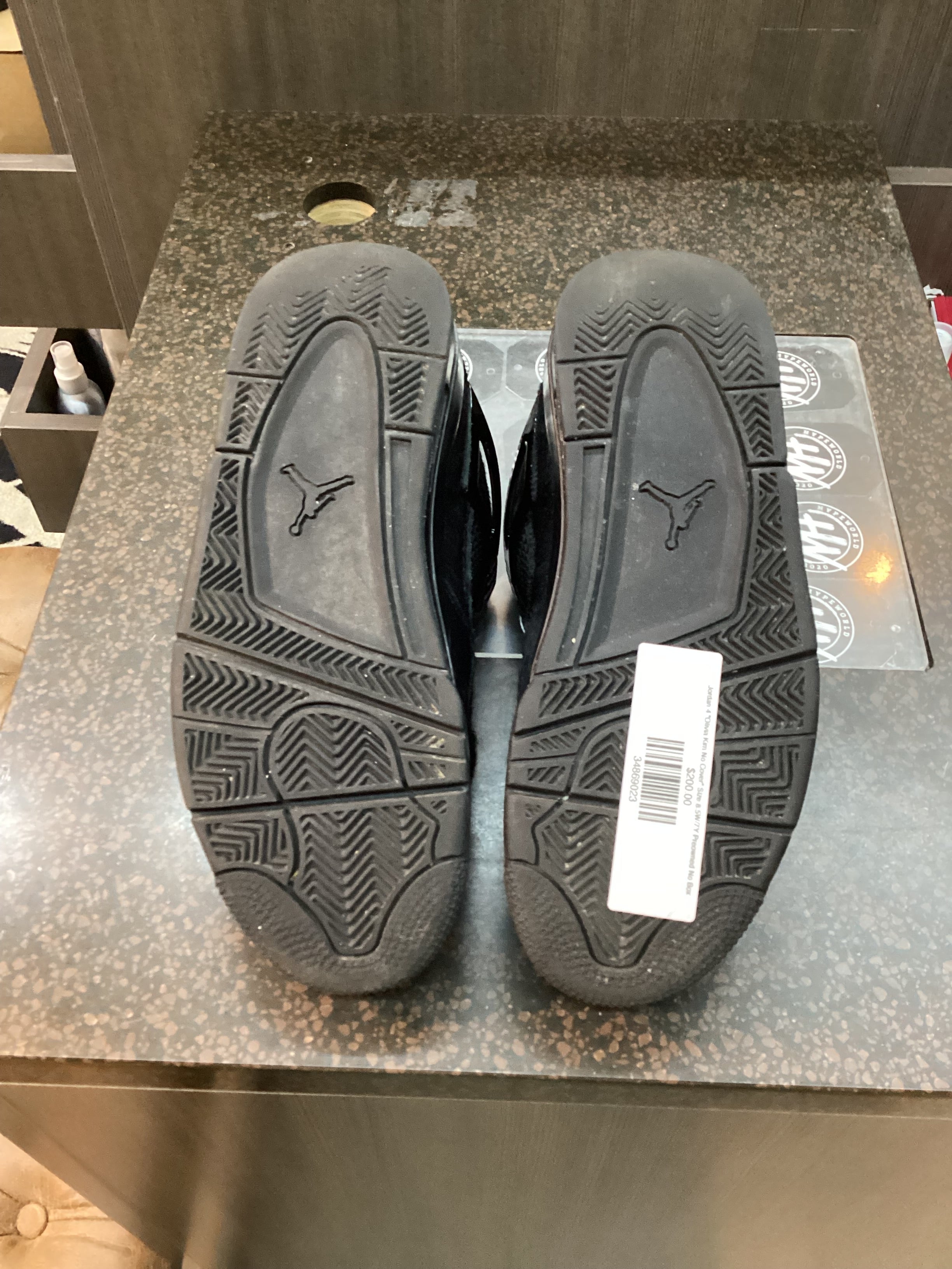 Jordan 4 "Olivia Kim No Cover" Size 8.5W/7Y Preowned No Box