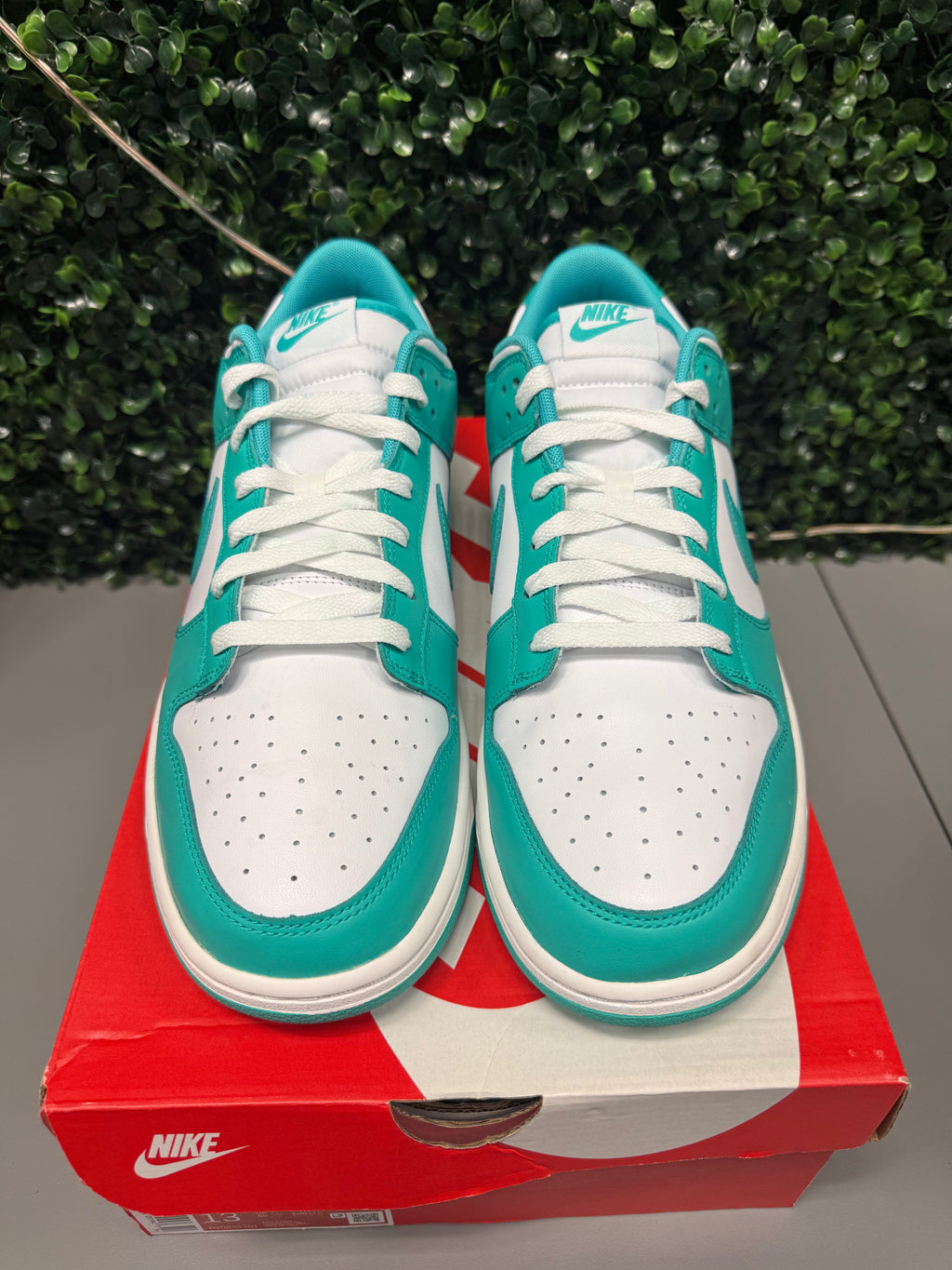 Nike Dunk Low “Clear Jade" Size 13 Preowned