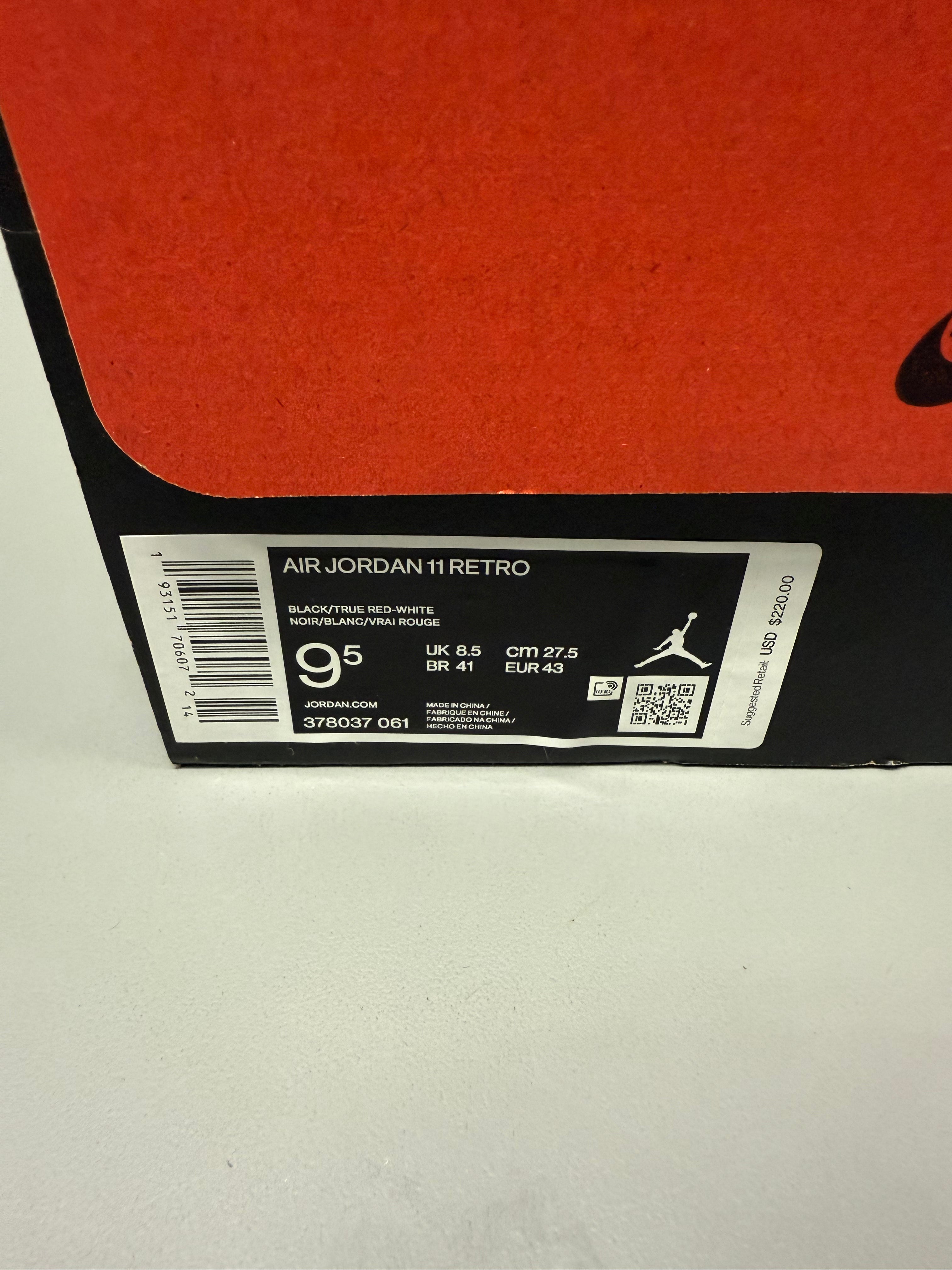 Jordan 11 High "Bred" Size 9.5 Preowned