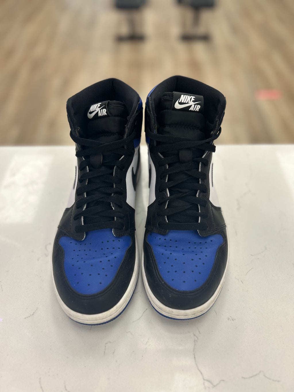 Jordan 1 Retro High “Royal Toe” Preowned Size 10M