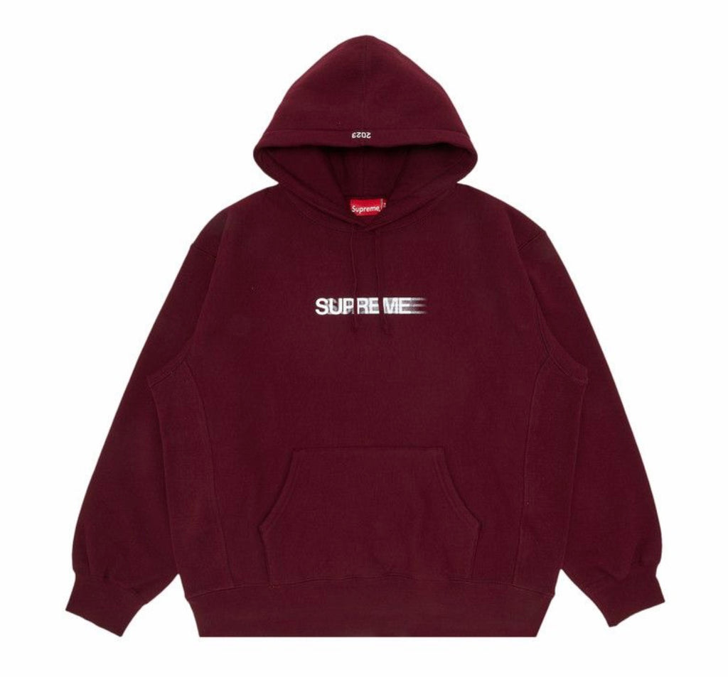 Supreme Motion Logo hoodie “Burgundy”