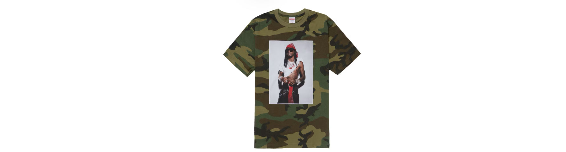 Supreme Playboi Carti Tee “Woodland Camo”