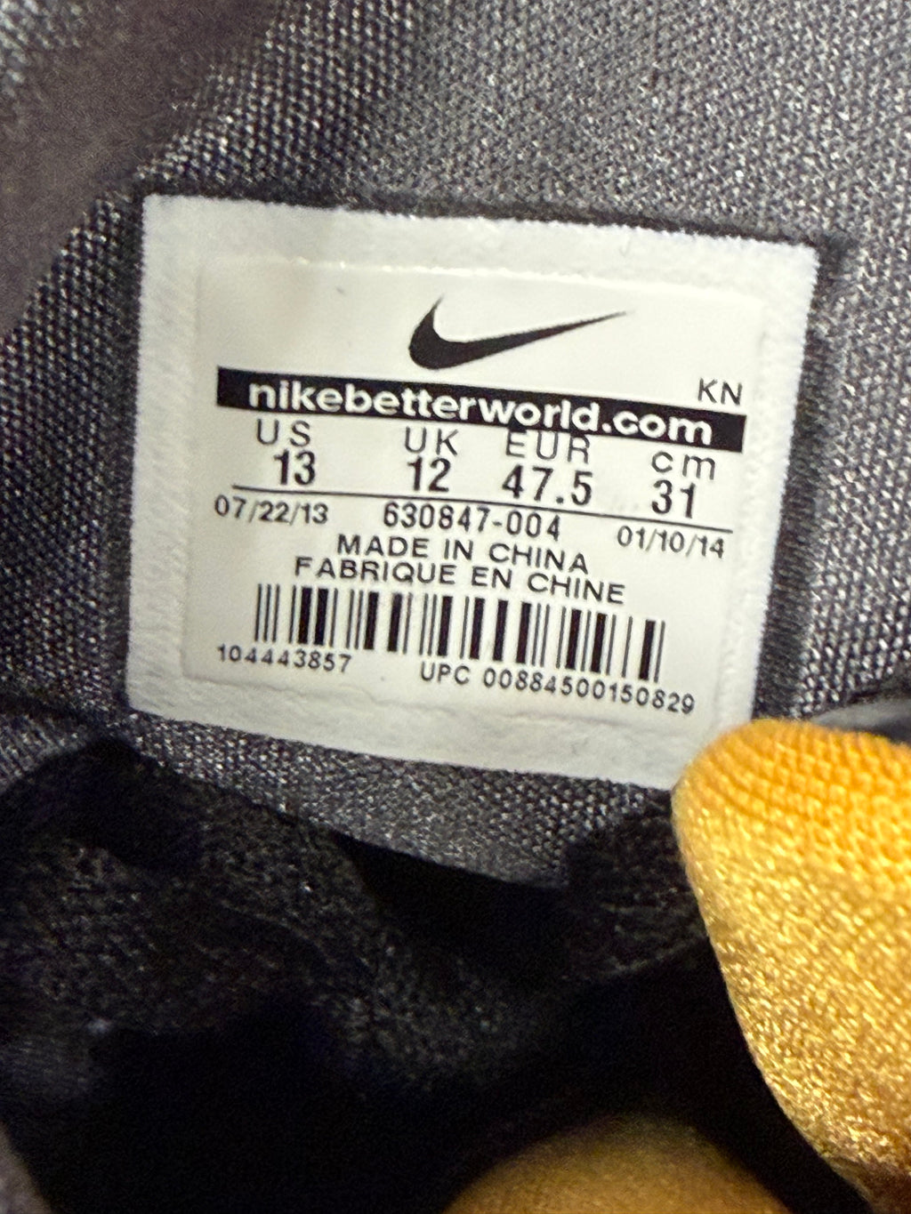 Nike Kobe 9 Elite "Inspiration" Size 13 Preowned