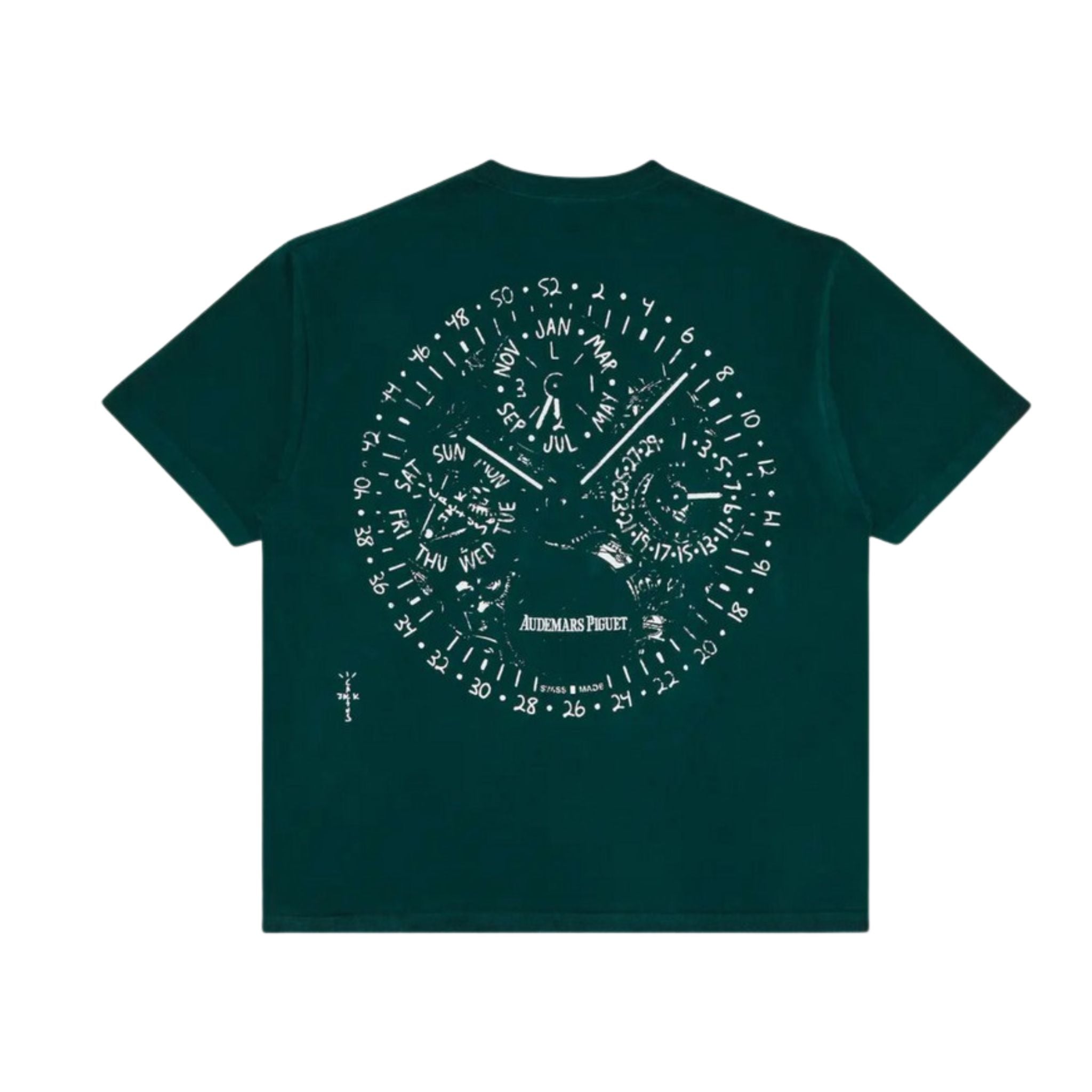 Travis Scott x Audemars Piguet Watch Face Tee 'Green'